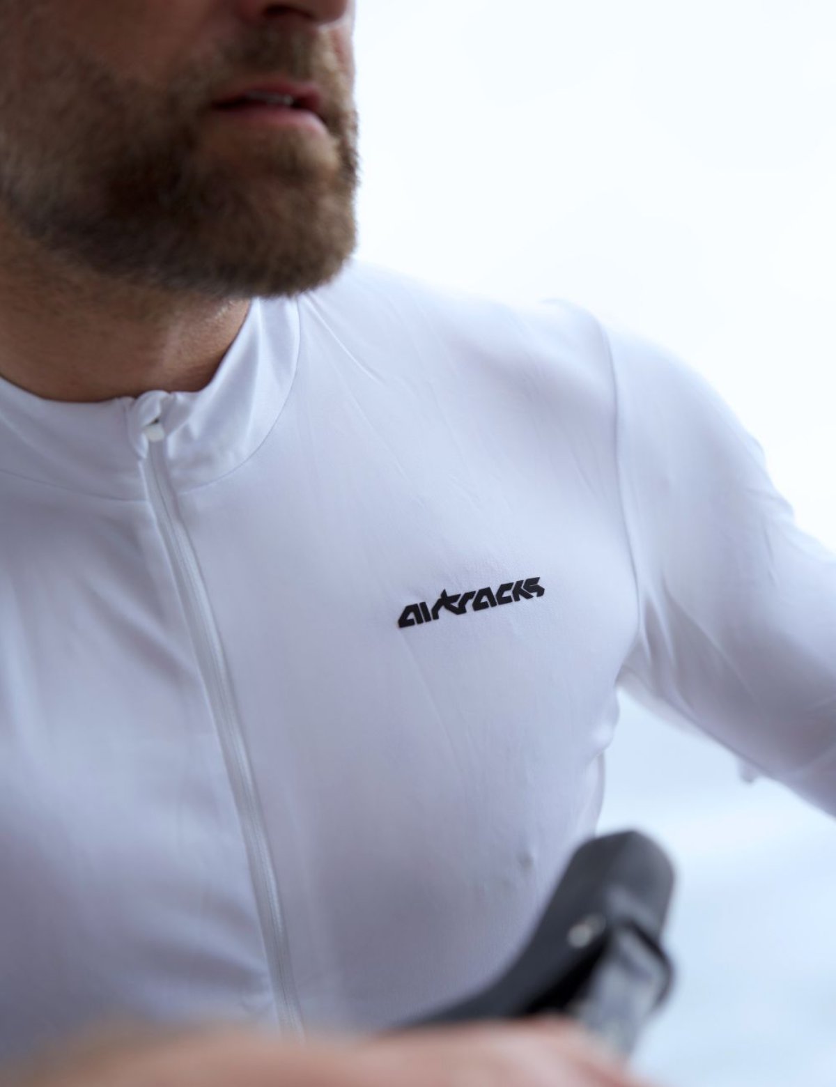 Herren Fahrradtrikot Kurzarm Radtrikot Air Tech II Weiß