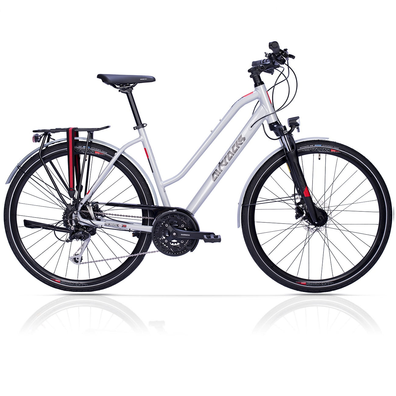 28" Vélo de trekking femme TR.2845 24 x vitesses Shimano Alivio RD-M3100-SGS