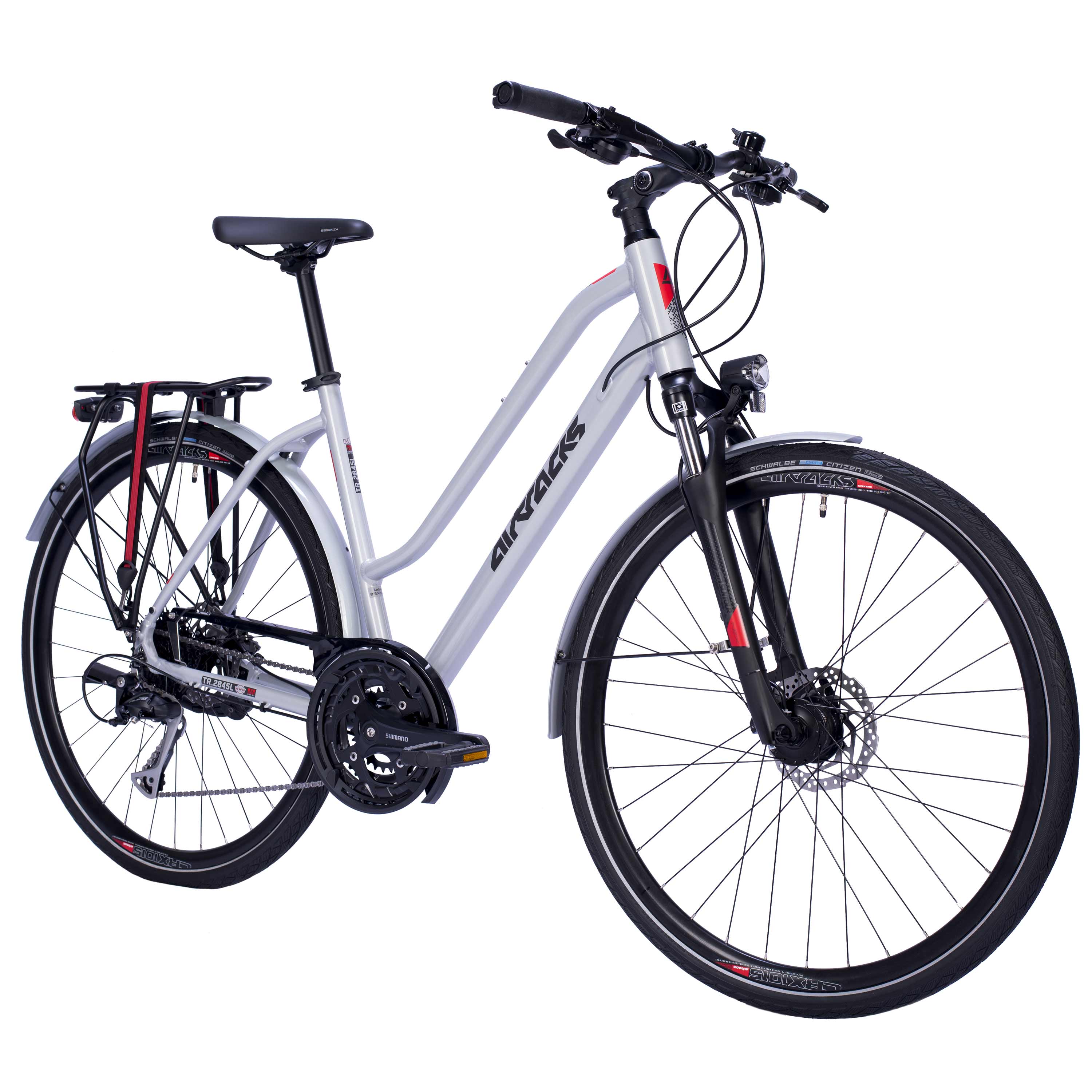 28" Damen Trekking Fahrrad TR.2845L Trekkingrad Shimano 27 Gang Alivio RD-M3100-SGS Shadow