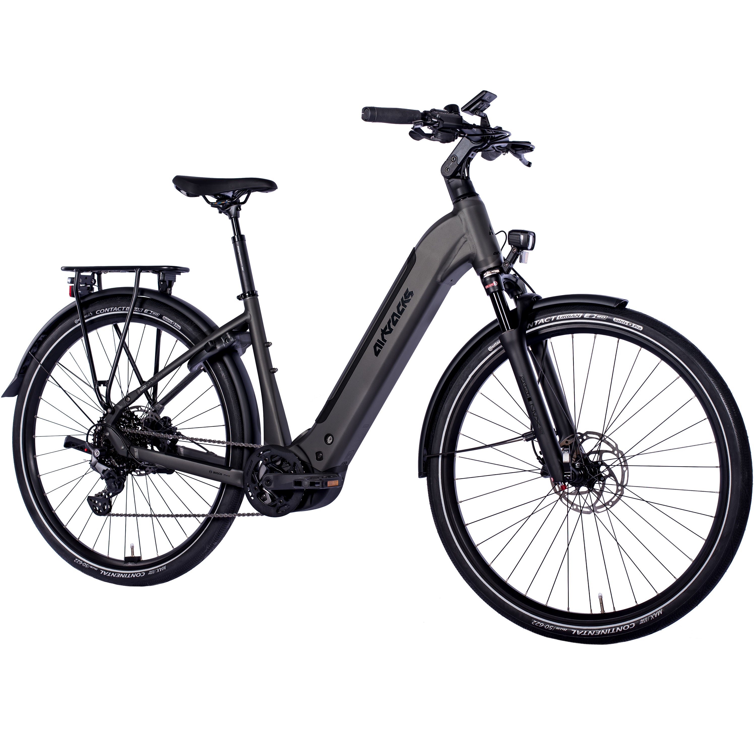 28" Damen E-Bike Trekking Fahrrad LS TERRA TR2 BOSCH Performance Line PX (Smart) POWERTUBE 600Wh 10 Gang SHIMANO DEORE RD-M5130