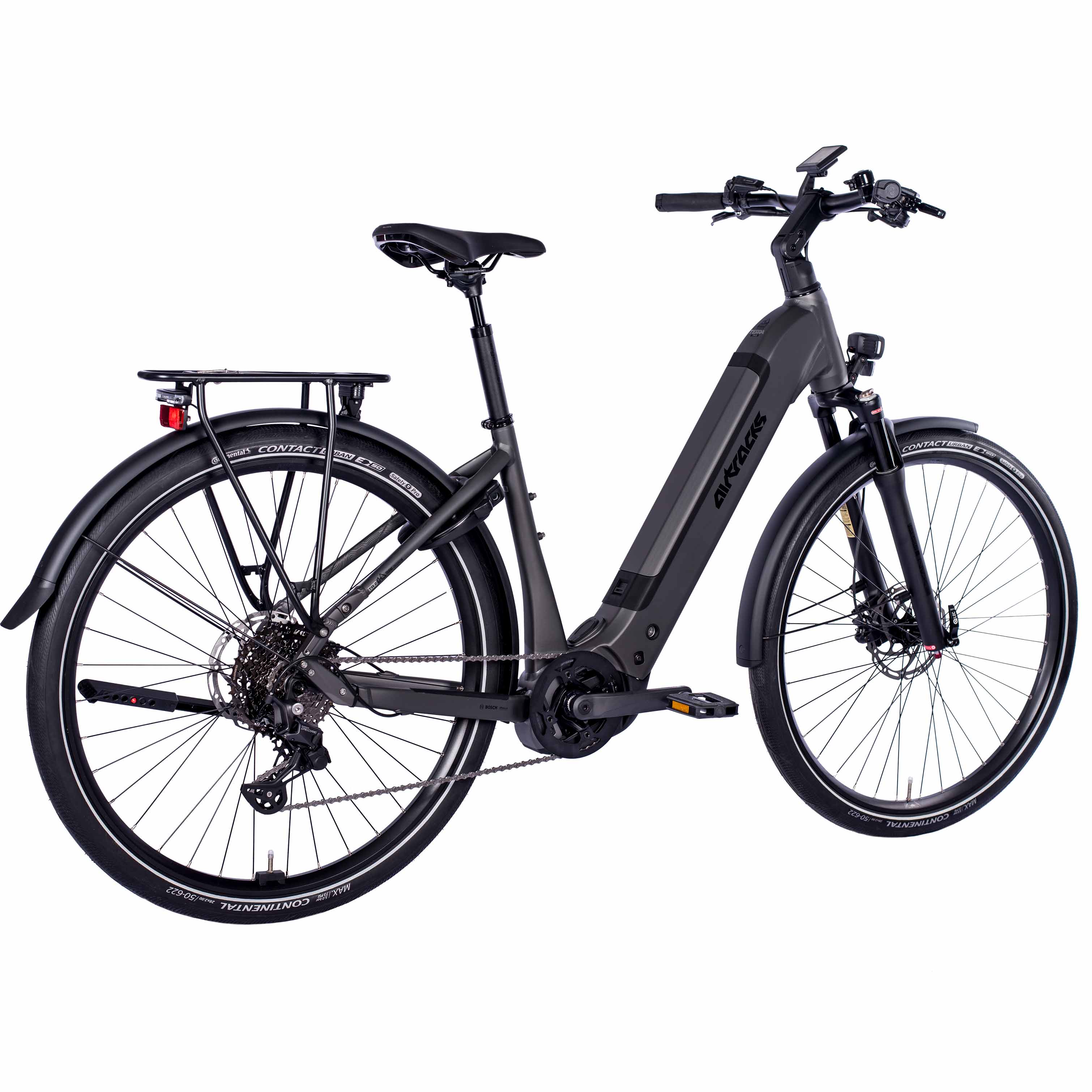 28" Damen E-Bike Trekking Fahrrad LS TERRA TR2 BOSCH Performance Line PX (Smart) POWERTUBE 600Wh 10 Gang SHIMANO DEORE RD-M5130