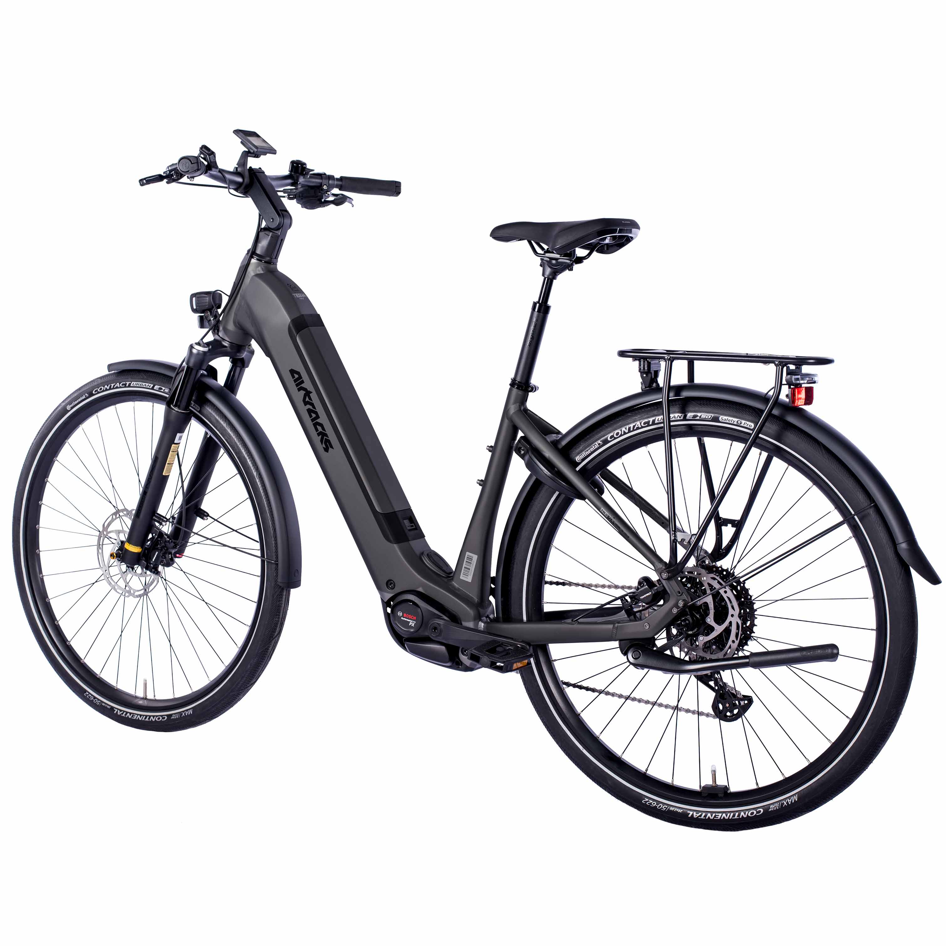 28" Damen E-Bike Trekking Fahrrad LS TERRA TR2 BOSCH Performance Line PX (Smart) POWERTUBE 600Wh 10 Gang SHIMANO DEORE RD-M5130