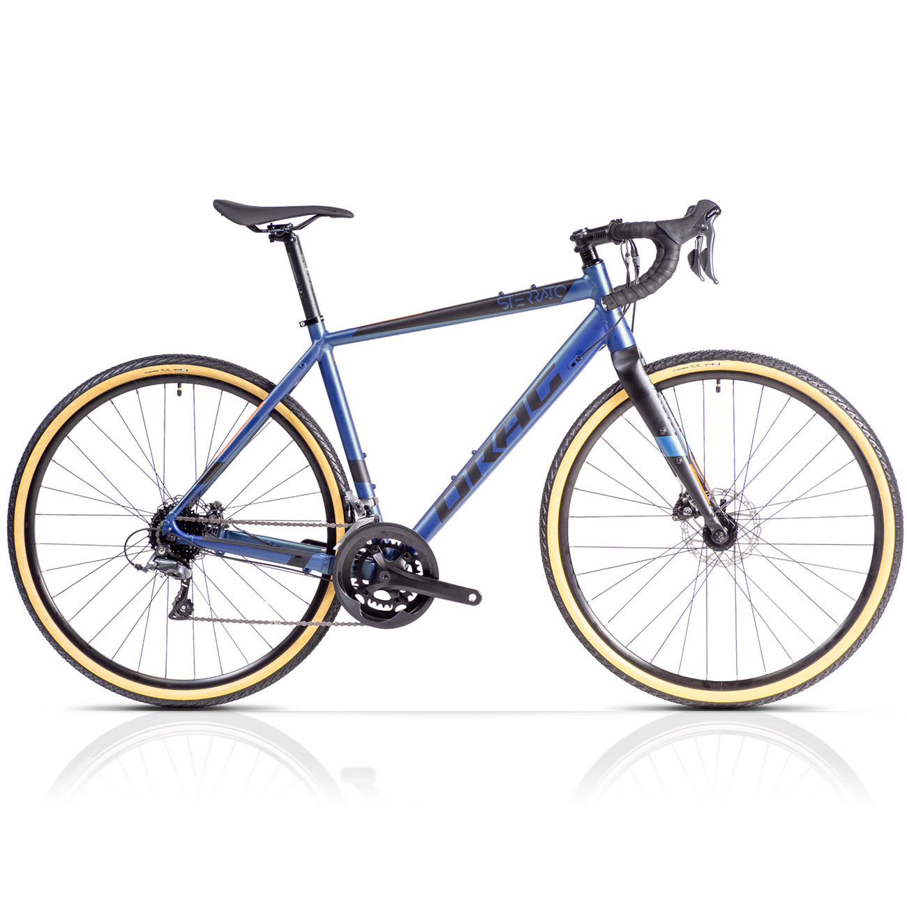 28" Herren Gravel Bike STERRATO 3.0 Fahrrad 2 x 8 Gang Shimano CLARIS R2000 Blue