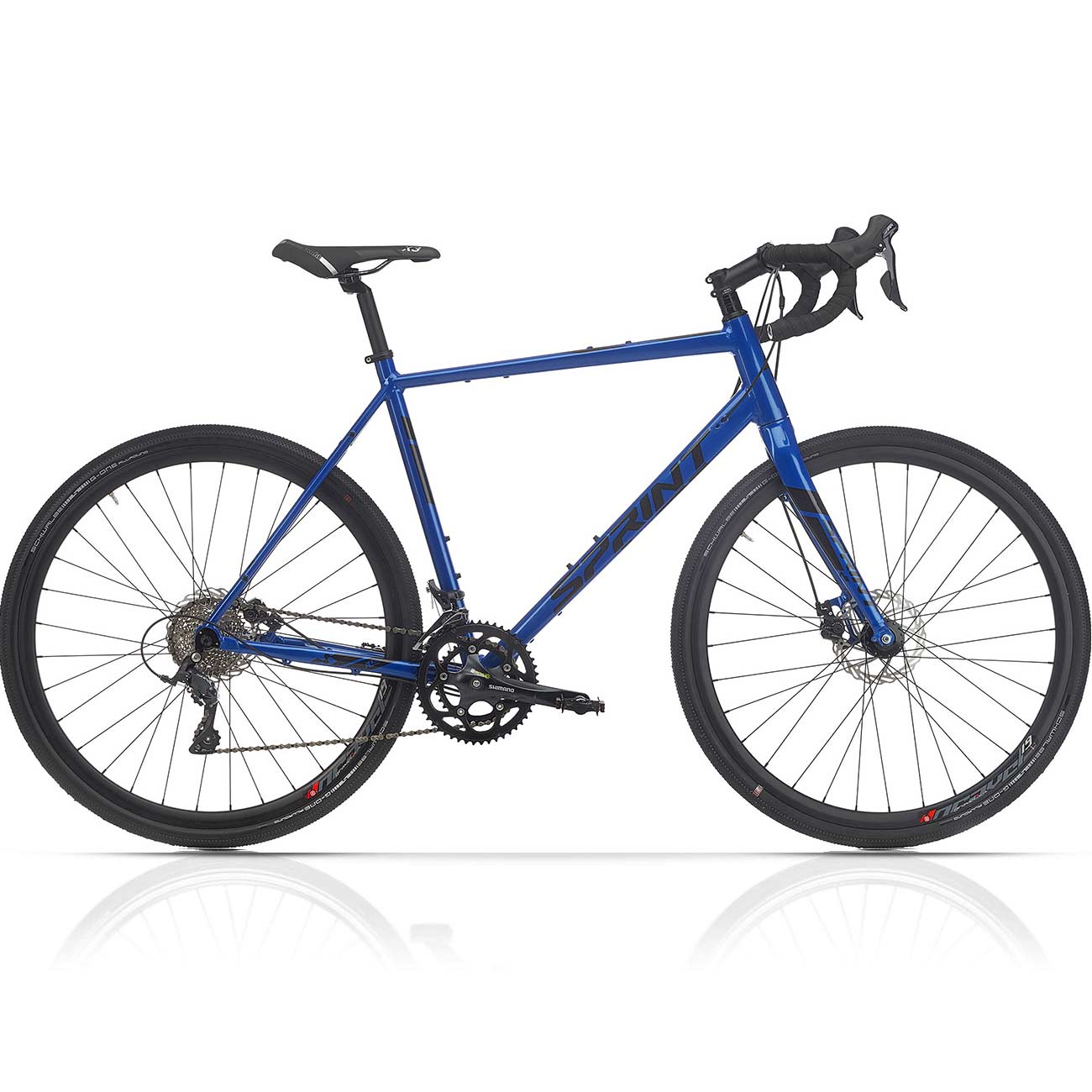 28" Herren Gravel Bike WHISPER ELITE MD Fahrrad 2 x 9 Gang SHIMANO SORA ST-R3000 Blue