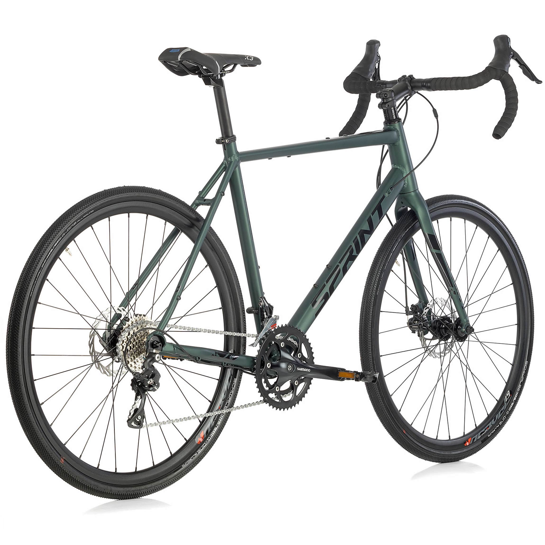 28" Herren Gravel Bike WHISPER ELITE MD Fahrrad 2 x 9 Gang SHIMANO SORA ST-R3000 Turquoise