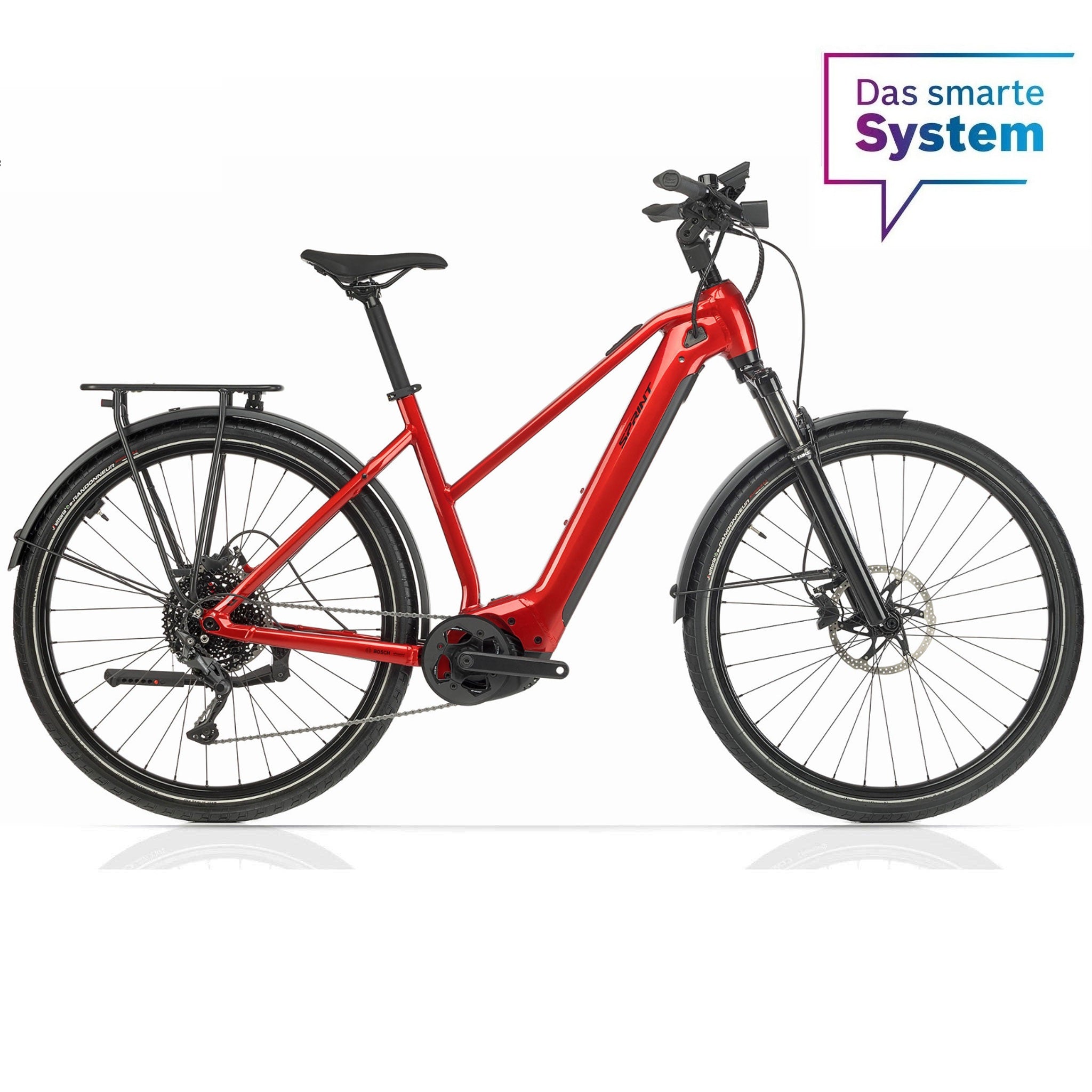 29" Damen E-SUV MTB VAYRON M 4.0 BOSCH PERFORMANCE LINE CX Smart System POWERTUBE 750 Wh 12 GANG SHIMANO SLX RD-M7100-SGS Rot