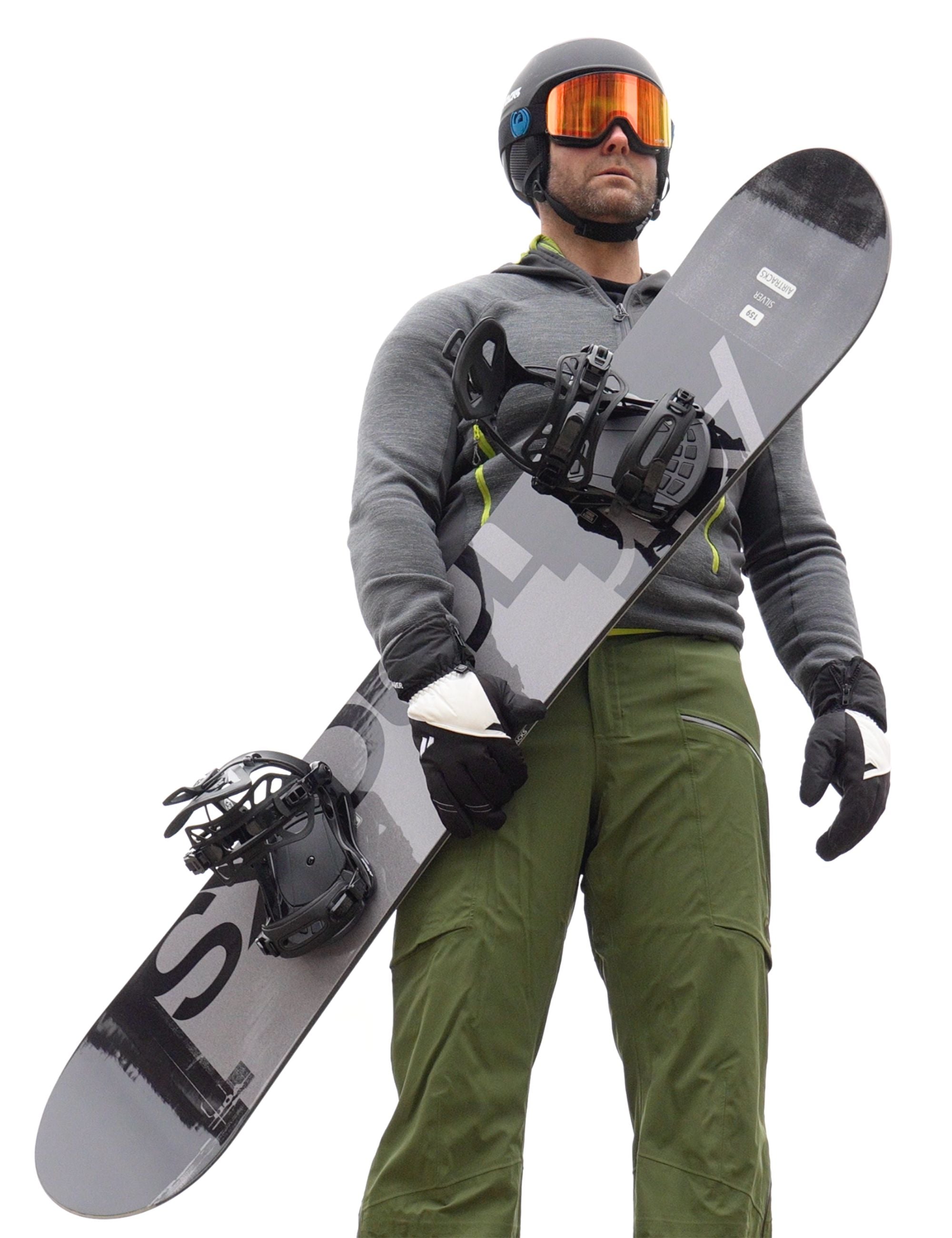 Herren Snowboard SILVER Camber Wide