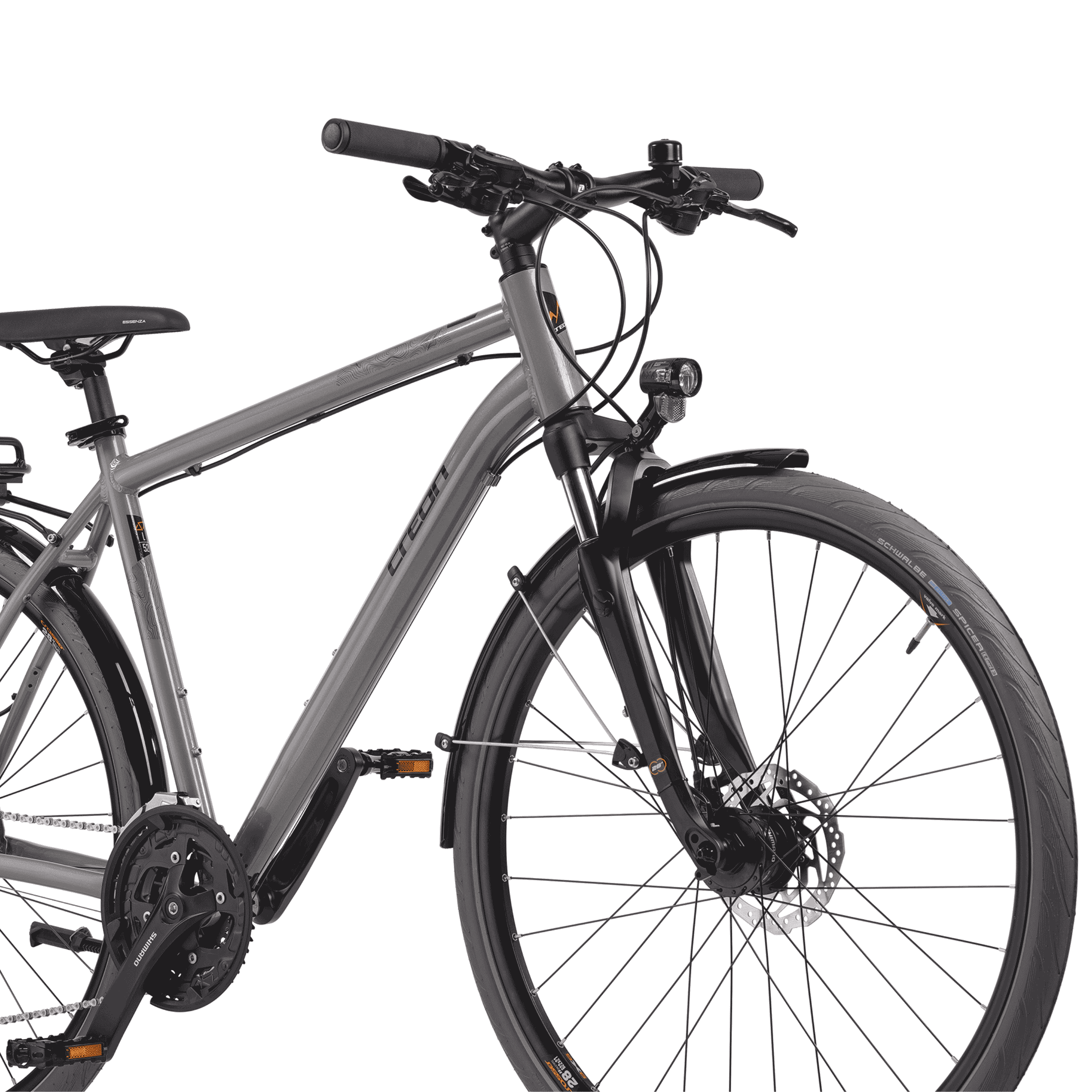 28" Herren Trekking Fahrrad AREAL DB Trekkingrad 24 x Gang Shimano Alivio RD-M3100 SGS Shadow