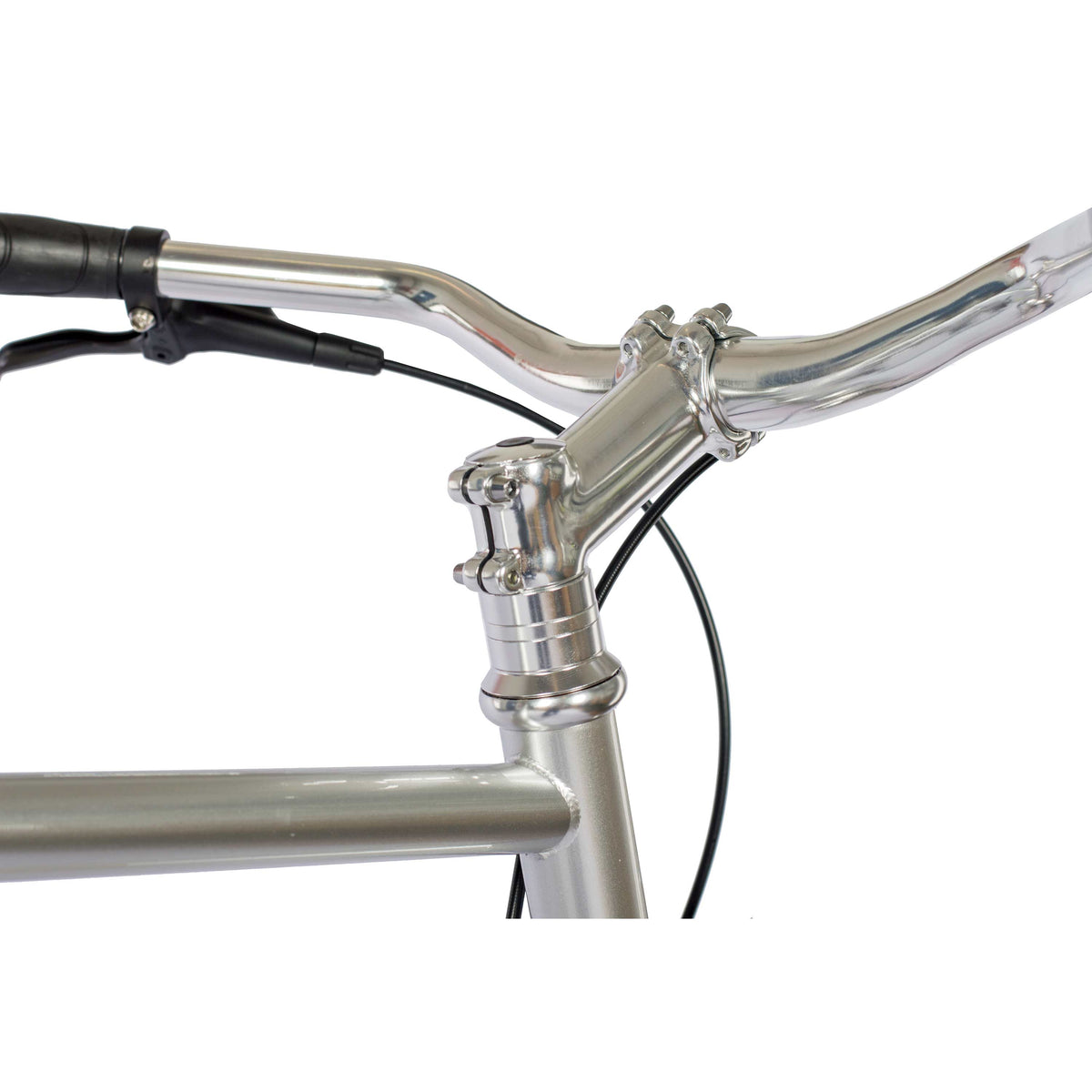 28" Herren Urban Bike City Fahrrad STREET CrMo GATES CARBON DRIVE BELT Shimano 7 x Gang NEXUS Silber