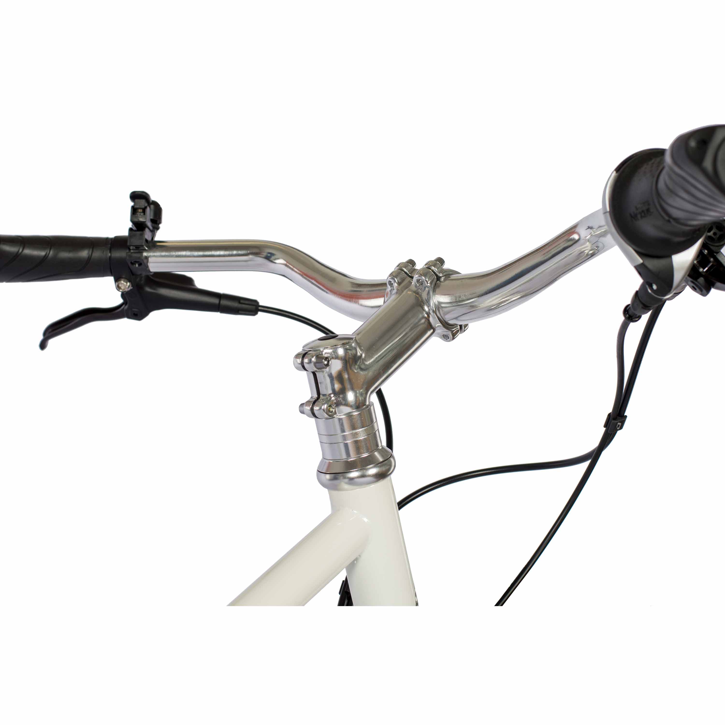28" Damen Urban Bike City Fahrrad STREET CrMo GATES CARBON DRIVE BELT Shimano 7 x Gang NEXUS Weiß