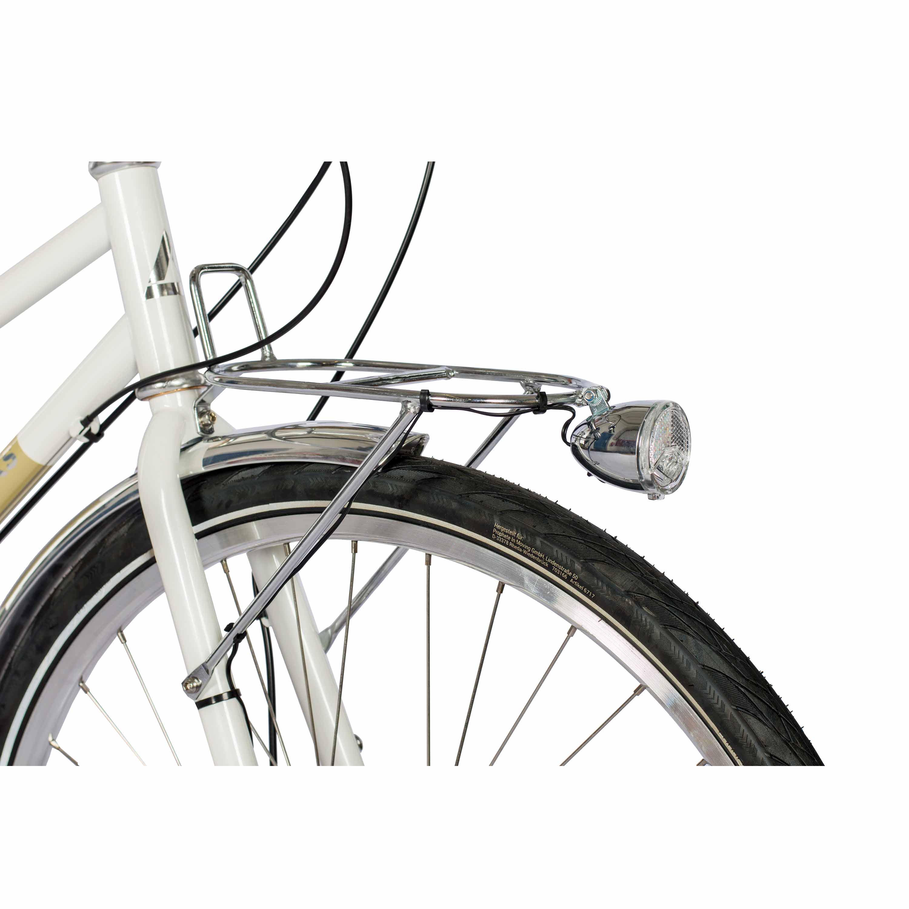 28" Damen Urban Bike City Fahrrad STREET CrMo GATES CARBON DRIVE BELT Shimano 7 x Gang NEXUS Weiß