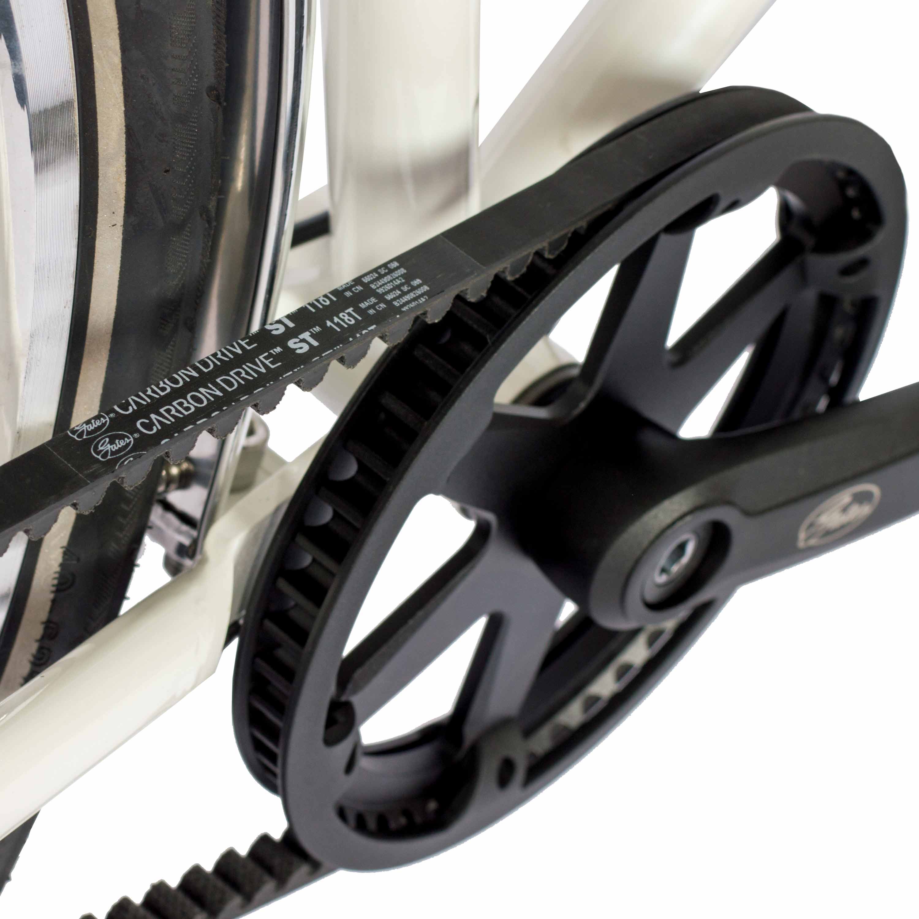 28" Damen Urban Bike City Fahrrad STREET CrMo GATES CARBON DRIVE BELT Shimano 7 x Gang NEXUS Weiß