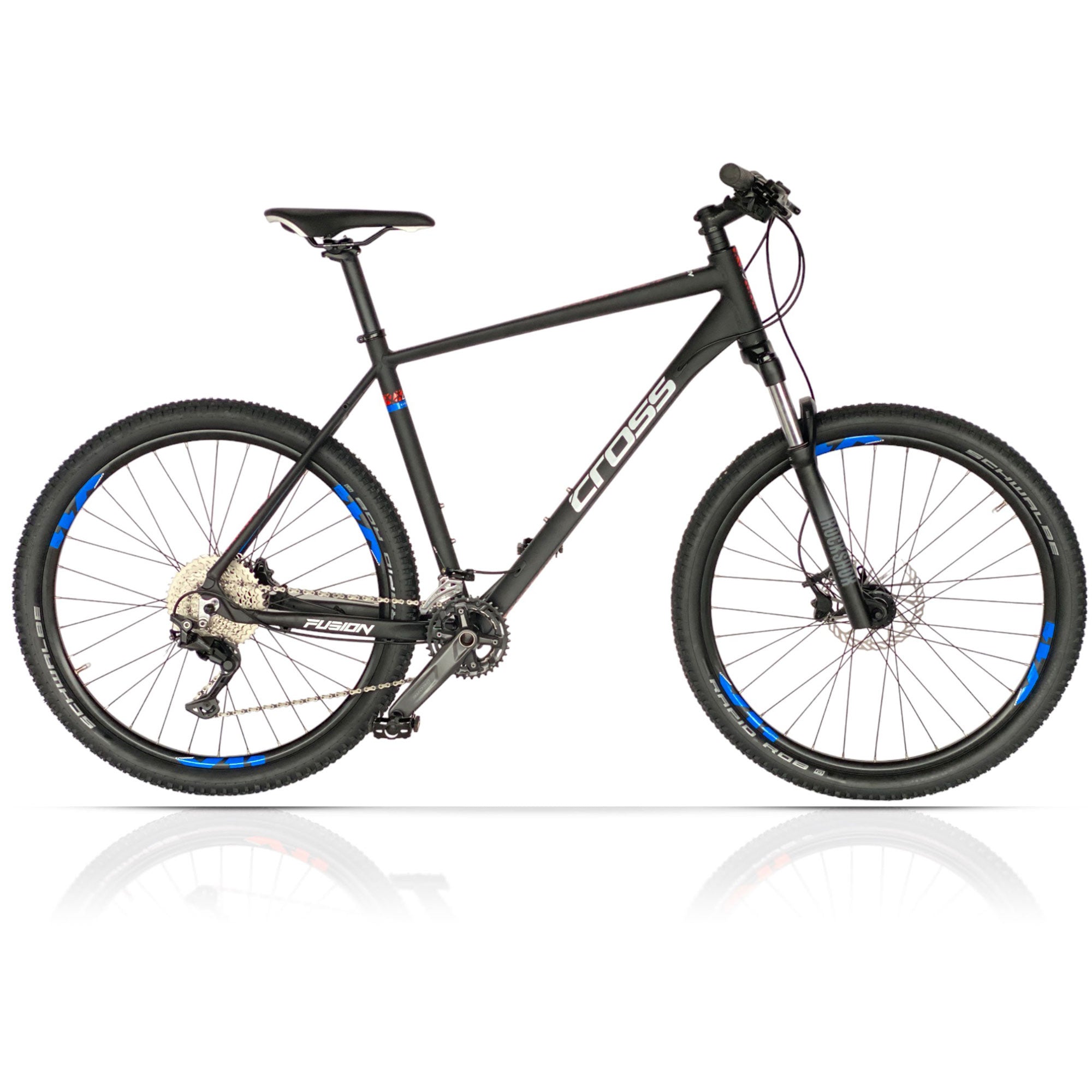 27,5" Herren MTB Mountainbike FUSION X 1 x 12 Gang Shimano DEORE RD-M6100 SGS ROCK SHOX JUDY AIR 100mm