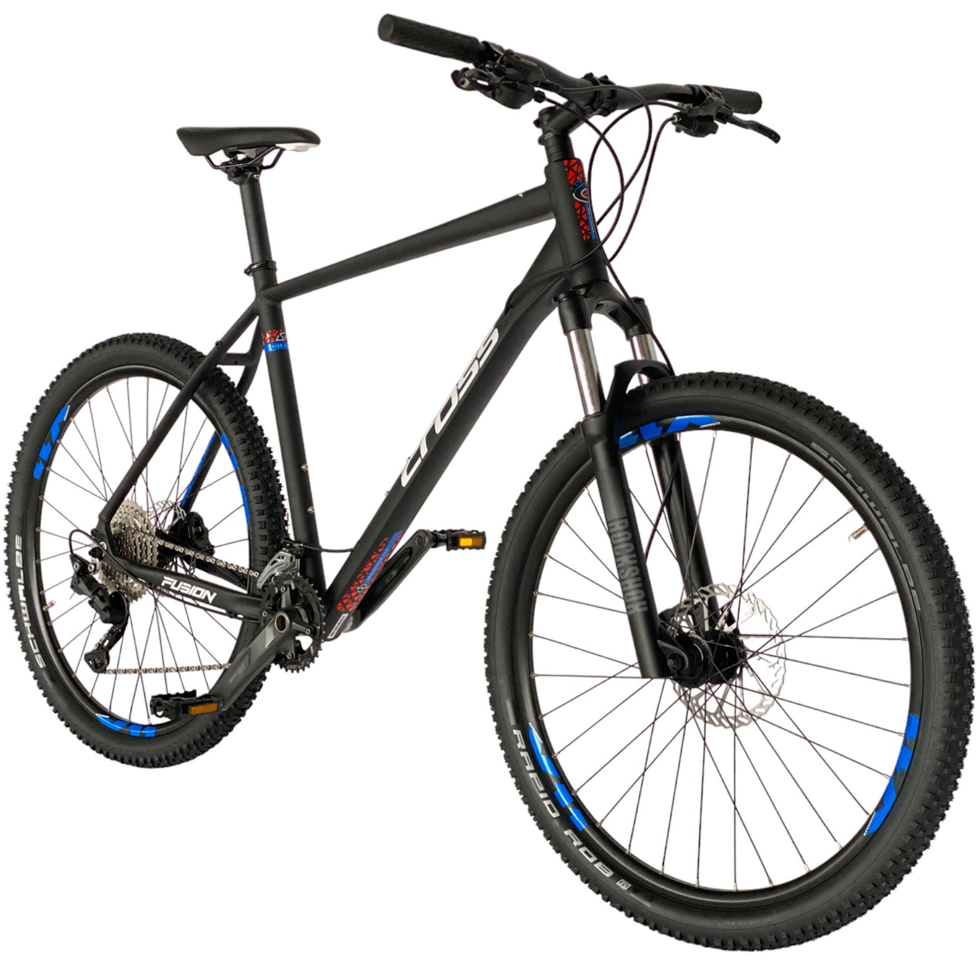 27,5" Herren MTB Mountainbike FUSION X 1 x 12 Gang Shimano DEORE RD-M6100 SGS ROCK SHOX JUDY AIR 100mm