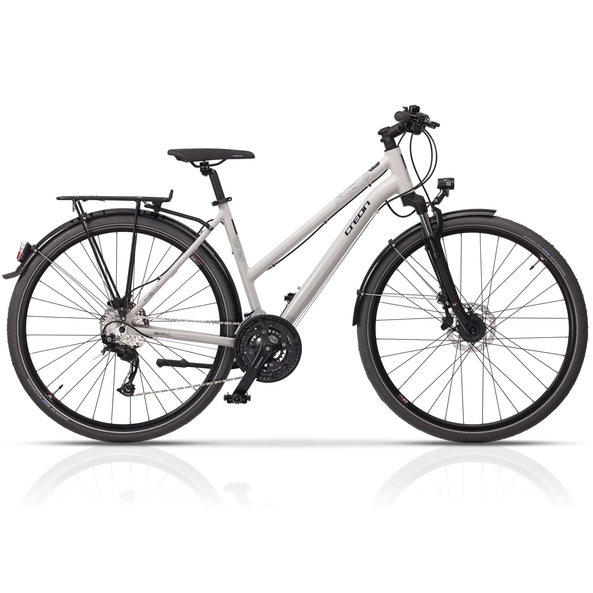 28" Vélo de trekking femme AREA DB 24 x vitesses Shimano SHIMANO ALIVIO RD-T4000 SGSL