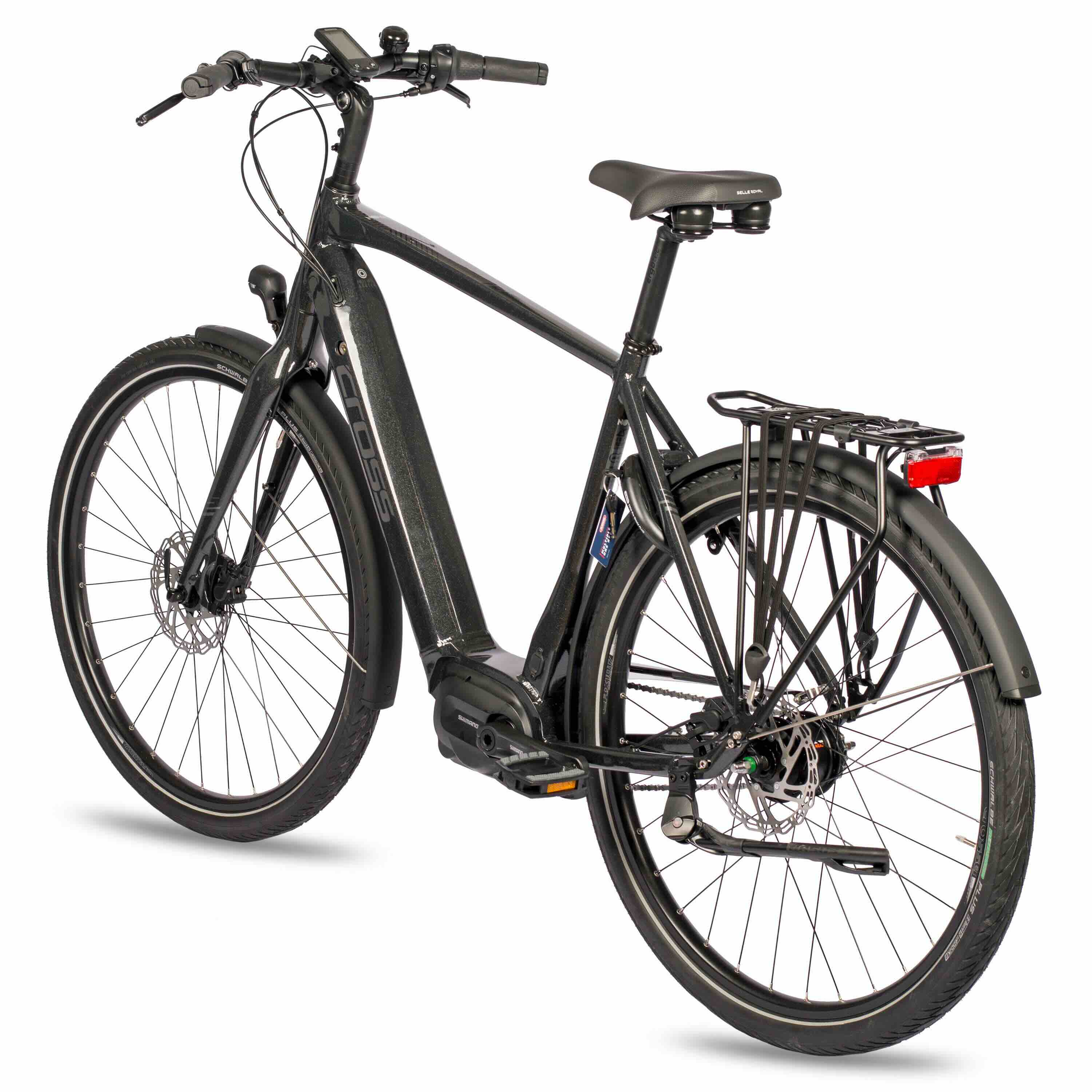28" BICICLETA ELÉCTRICA DE CIUDAD PARA HOMBRE NOVA SHIMANO STEPS E-6100 504WH 8 VELOCIDADES SHIMANO NEXUS
