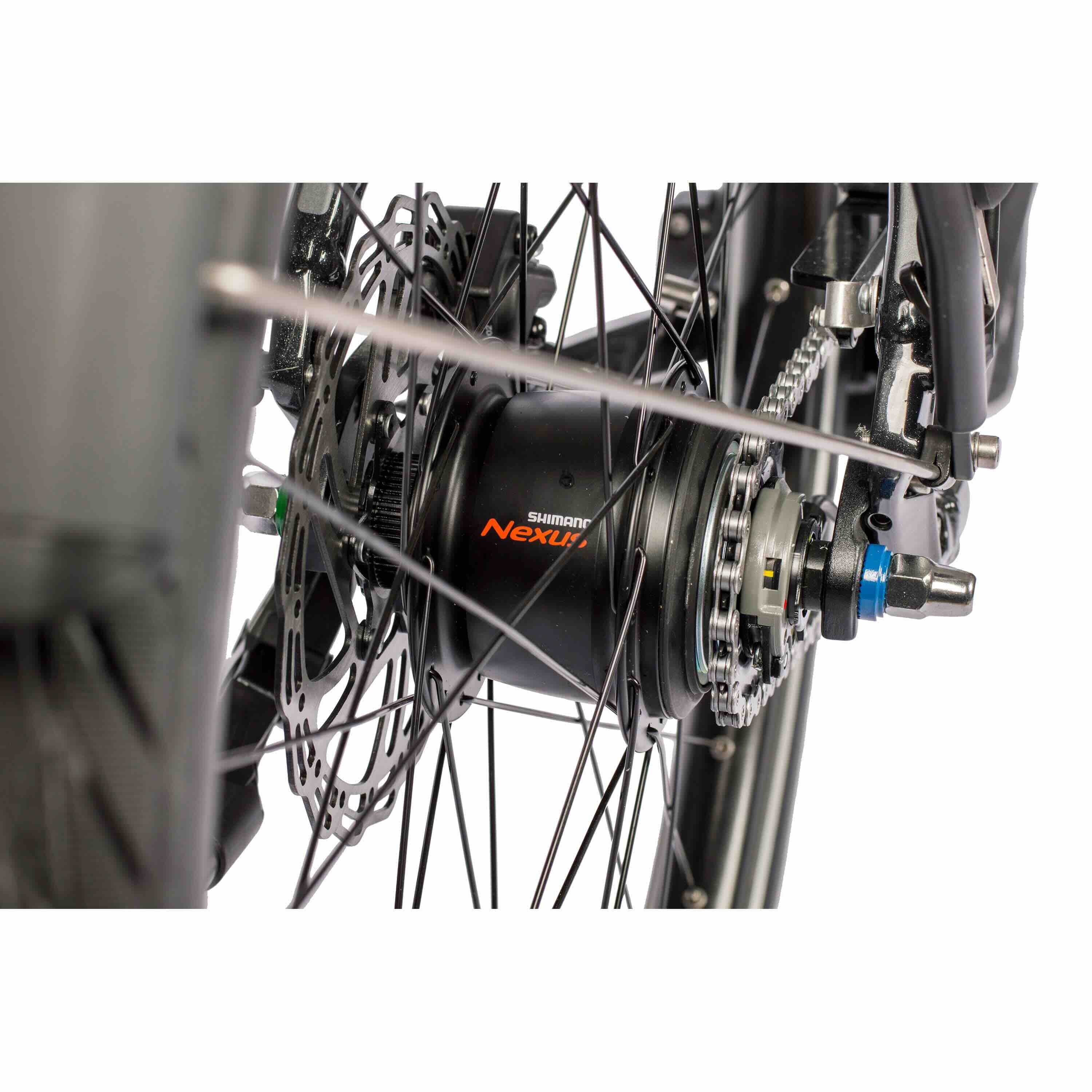 28" BICICLETA ELÉCTRICA DE CIUDAD PARA HOMBRE NOVA SHIMANO STEPS E-6100 504WH 8 VELOCIDADES SHIMANO NEXUS