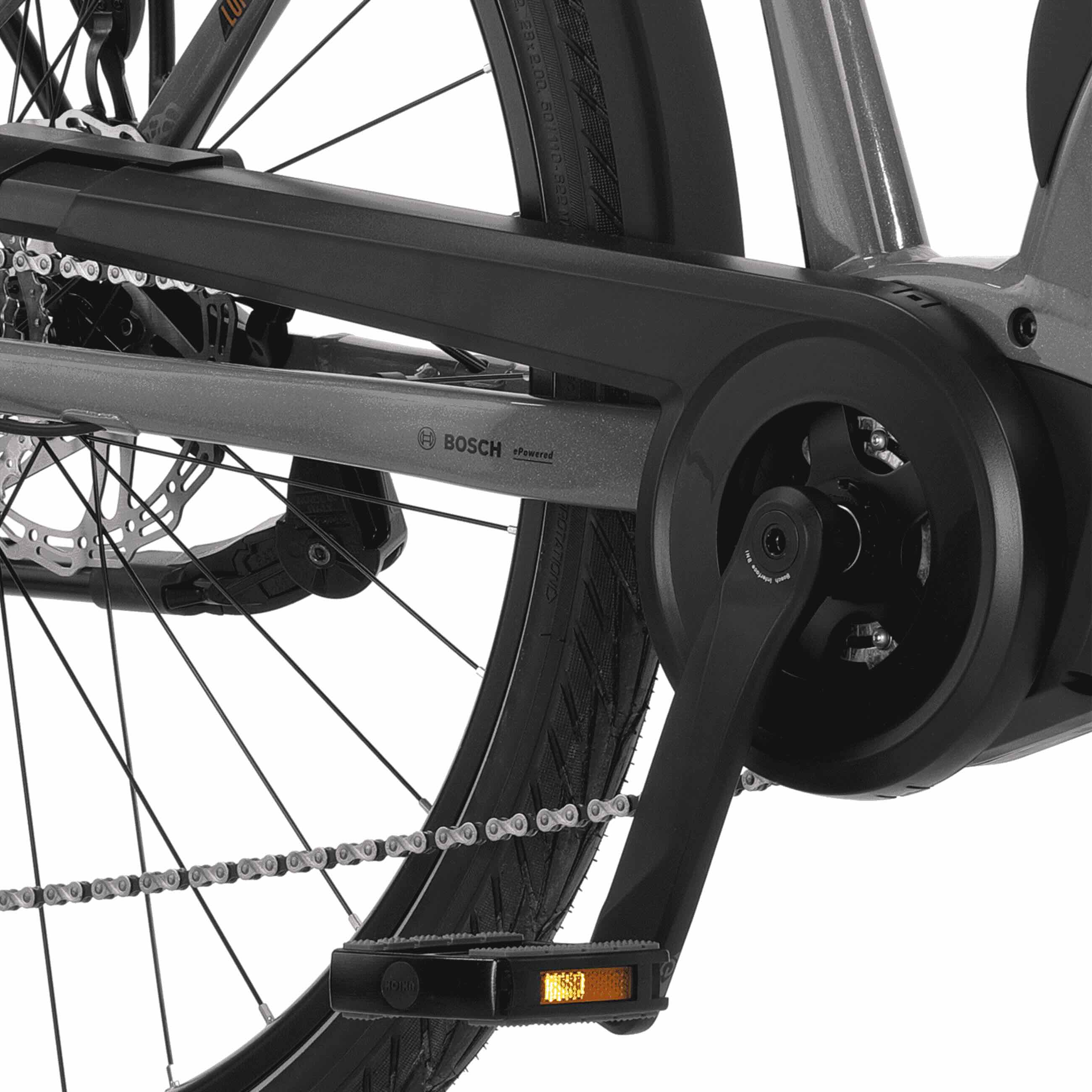 28" Damen E-Bike Trekking Fahrrad LUMINA GX3 BOSCH ACTIVE PLUS LINE 500 Wh 9 GANG SHIMANO ALIVIO RD T-4000