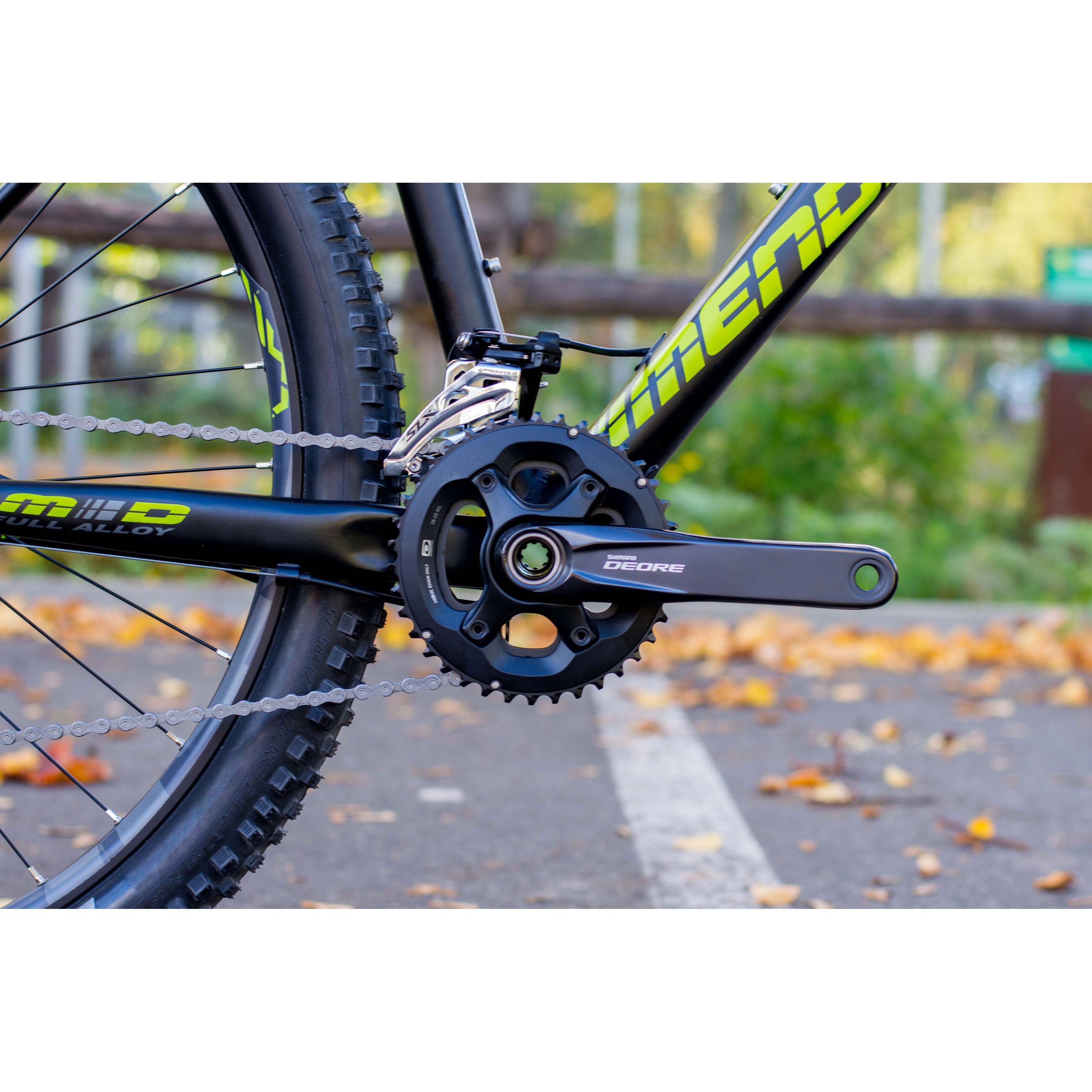 27,5 Zoll Unisex MTB RX8 Hardtail 2x10G Shimano Deore Schwarz Grün