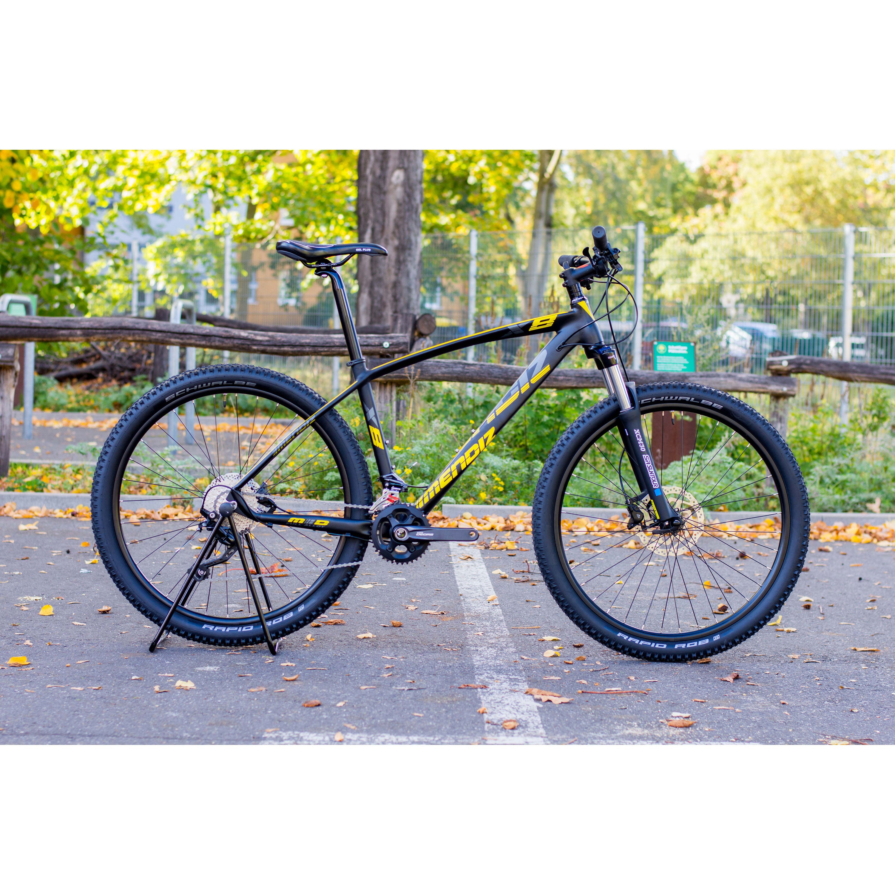 27,5 Zoll Unisex MTB RX8 Hardtail 2x10G Shimano Deore Schwarz Gelb