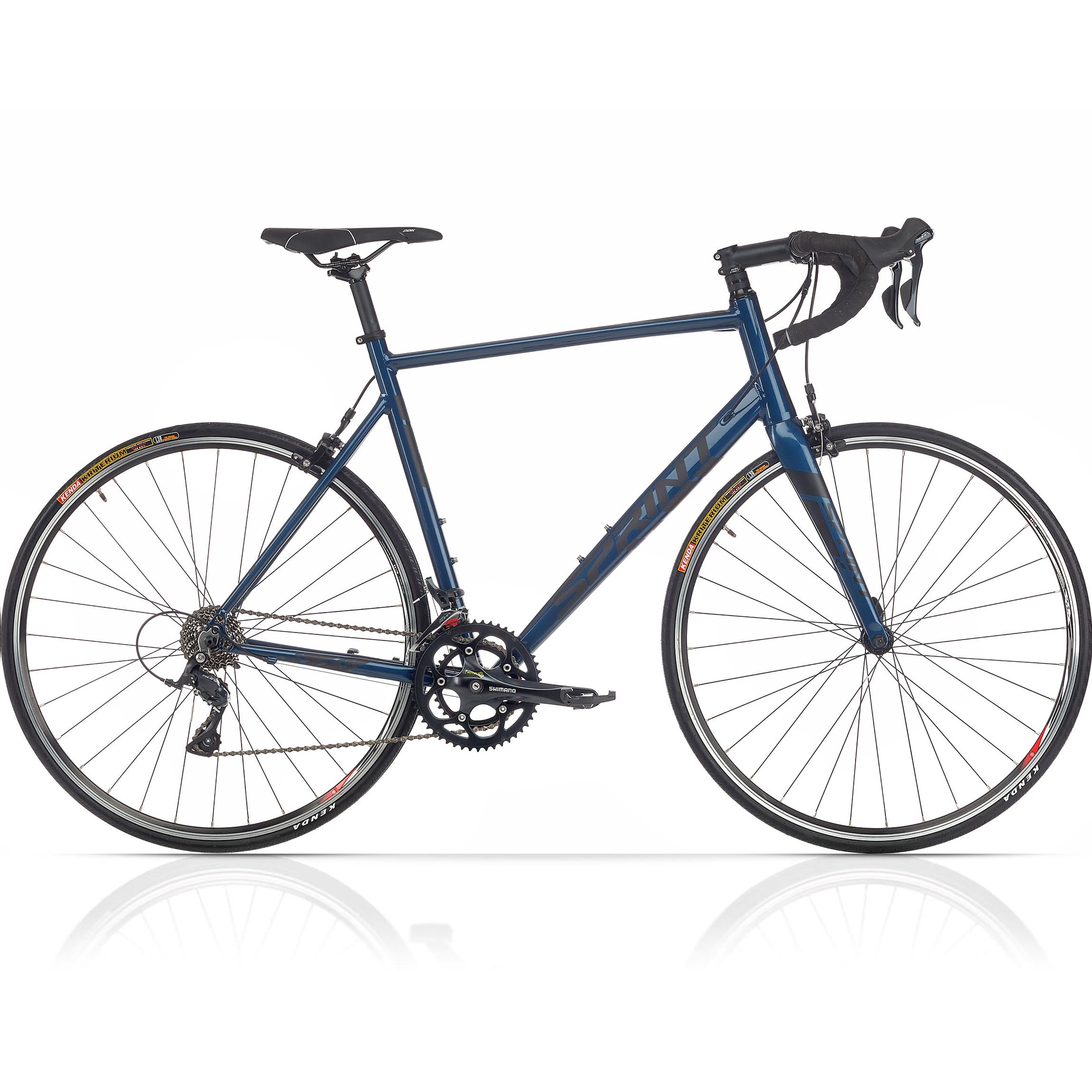 28" Herren Rennrad SPRINT MONZA ELITE Fahrrad CARBON GABEL 2 x 9 Gang SHIMANO SORA RD-R3000 Blue / Black