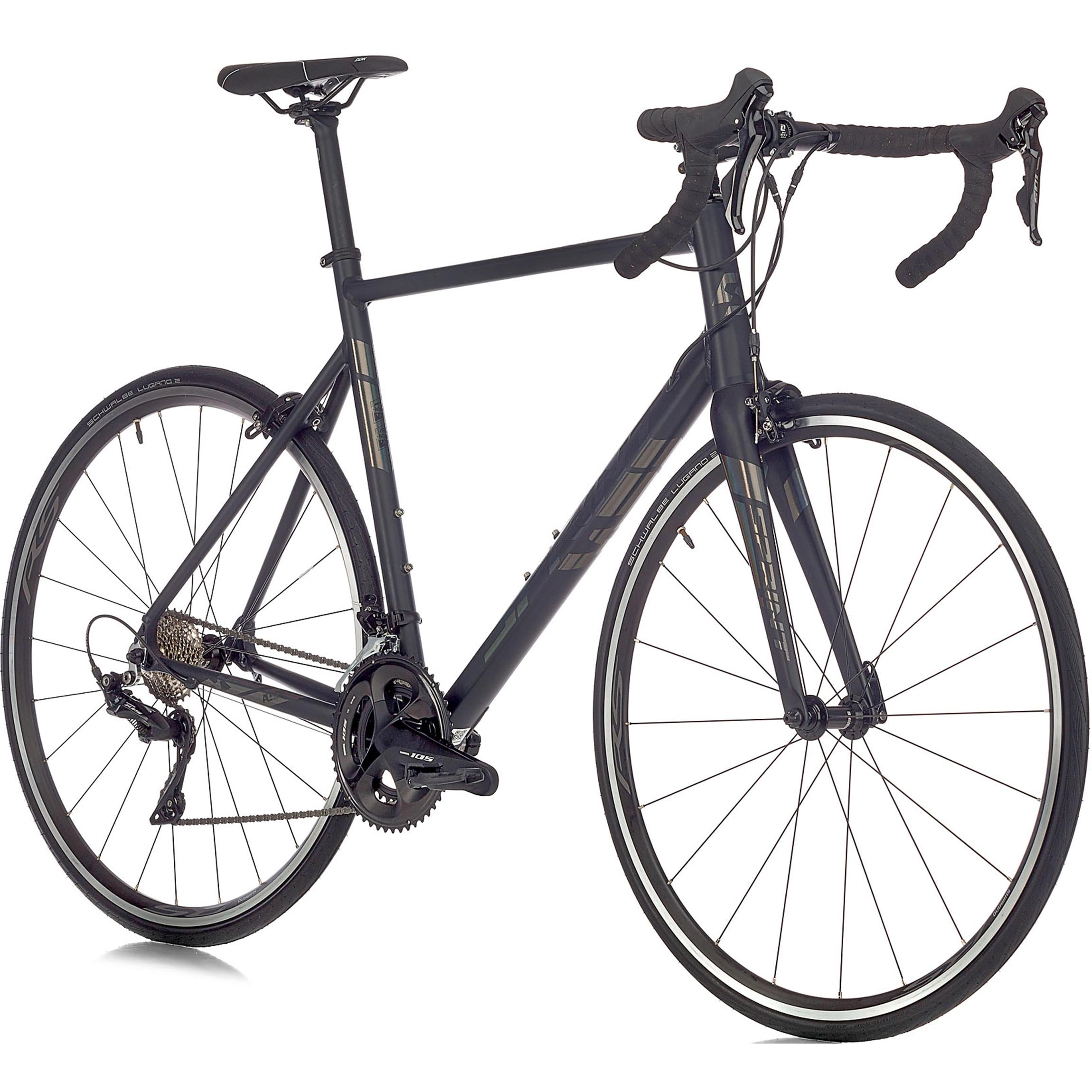 28" Herren Rennrad SPRINT MONZA TEAM Fahrrad CARBON GABEL 2 x 11 Gang SHIMANO 105 RD-R7000 Black / Chrom