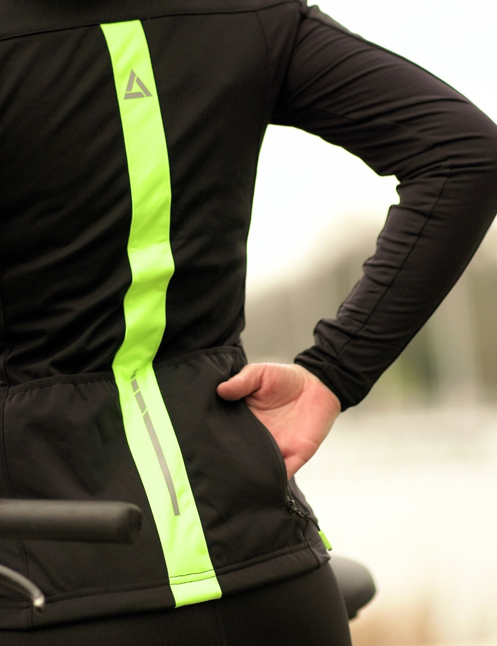 Women Thermo Bicycle Jacket Softshell Pro Line II + Thermo Bicycle Pants Lang
