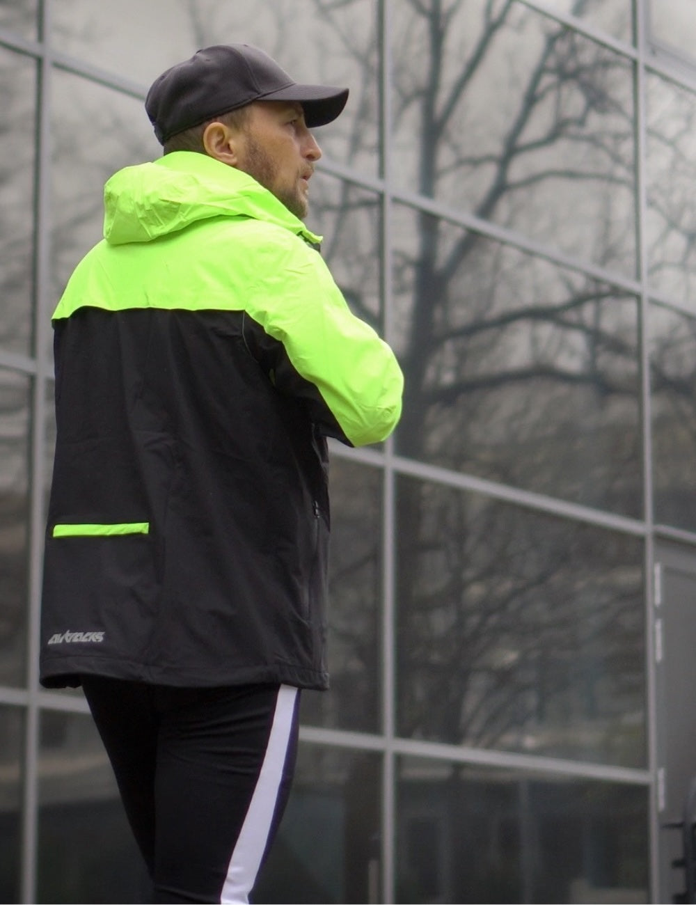 Herren Thermo Laufset Regenjacke + Thermo Laufhose Lang