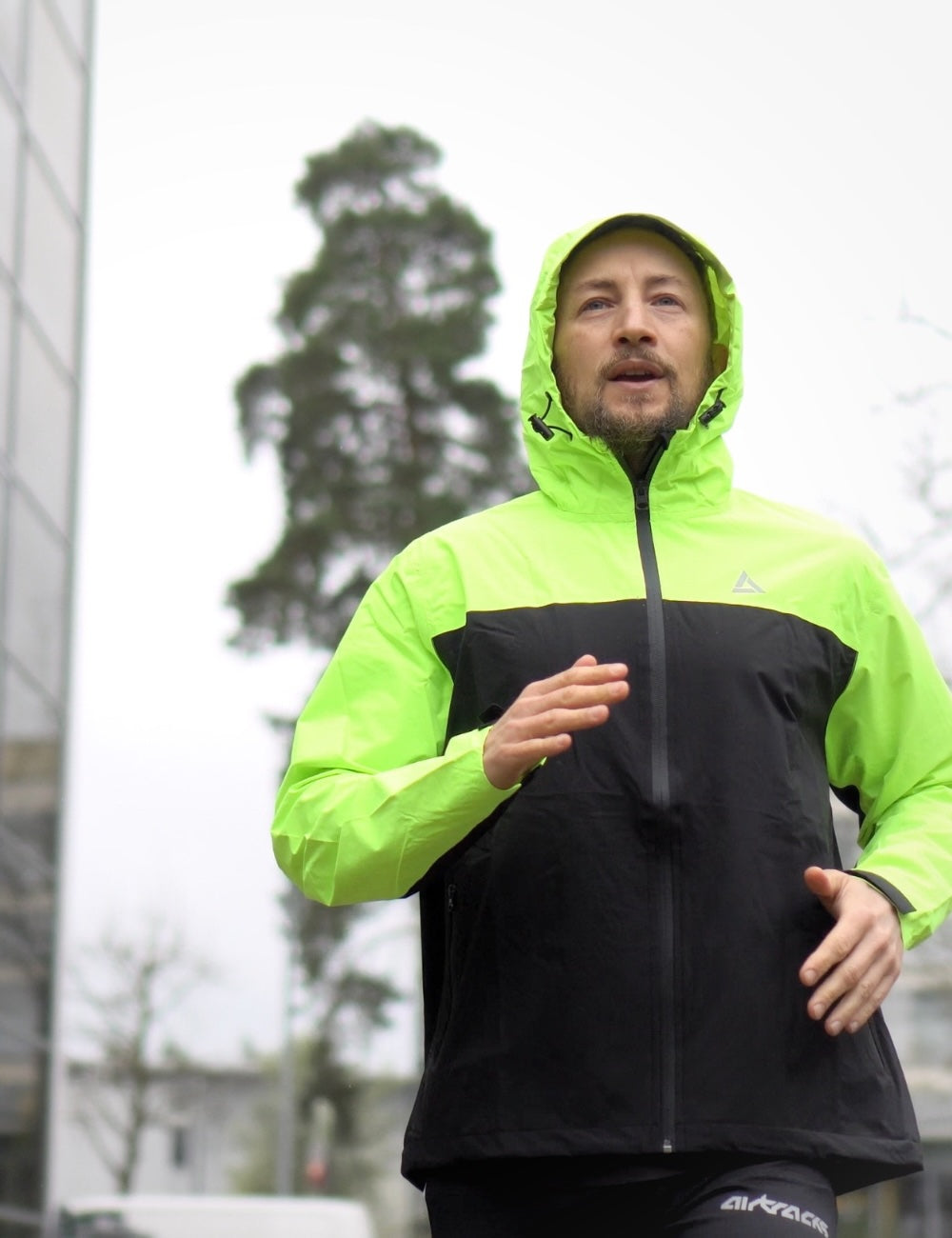 Herren Thermo Laufset Regenjacke + Thermo Laufhose Lang