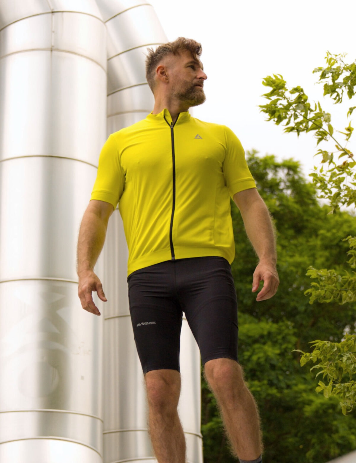Hardlooplegging heren Kort Pro Team Zwart