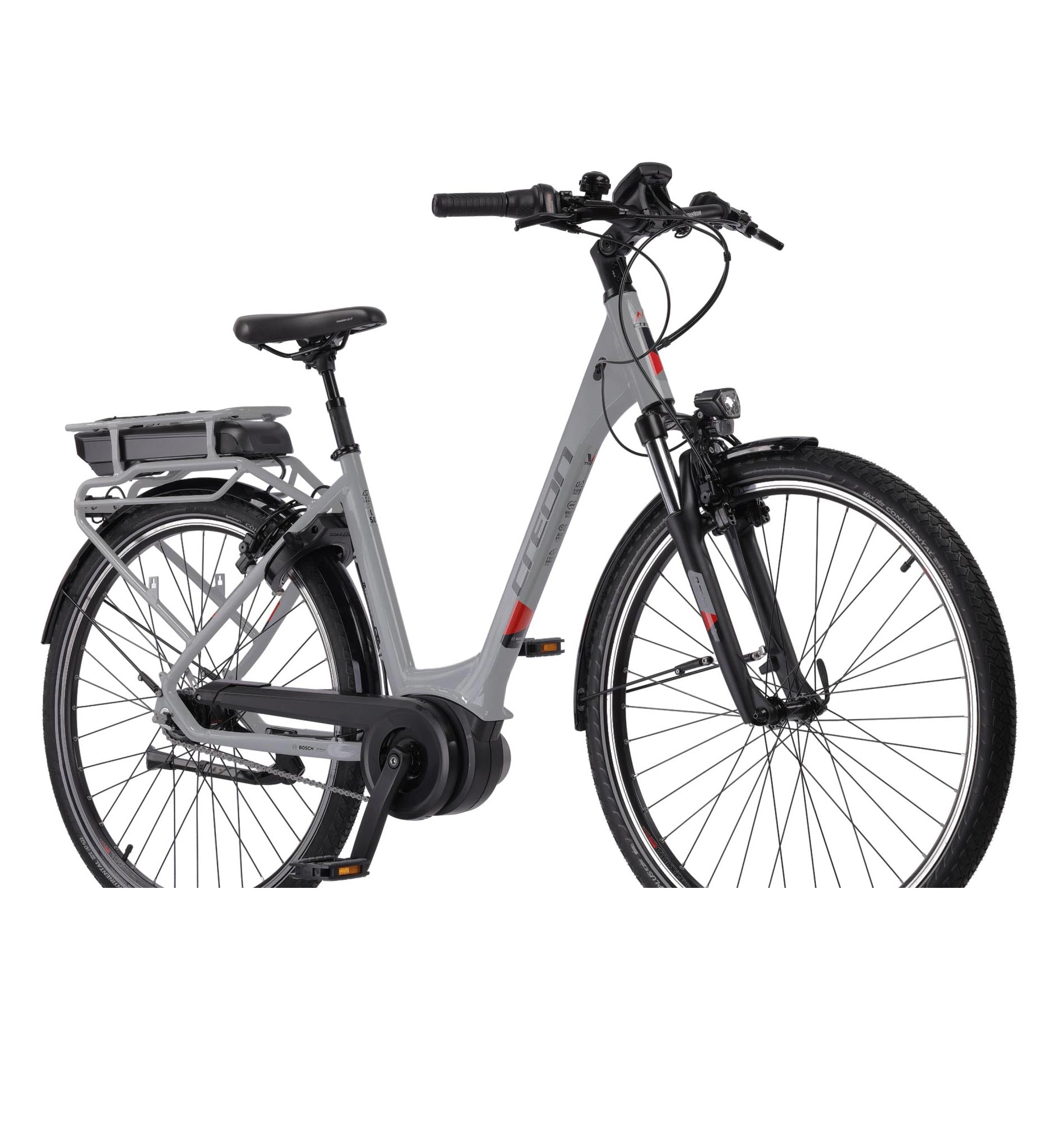 28 Zoll City Fahrrad E-Bike V-Tron CR LS RACK BOSCH ACTIVE LINE Gen3 400 Wh 7 GANG SHIMANO NEXUS