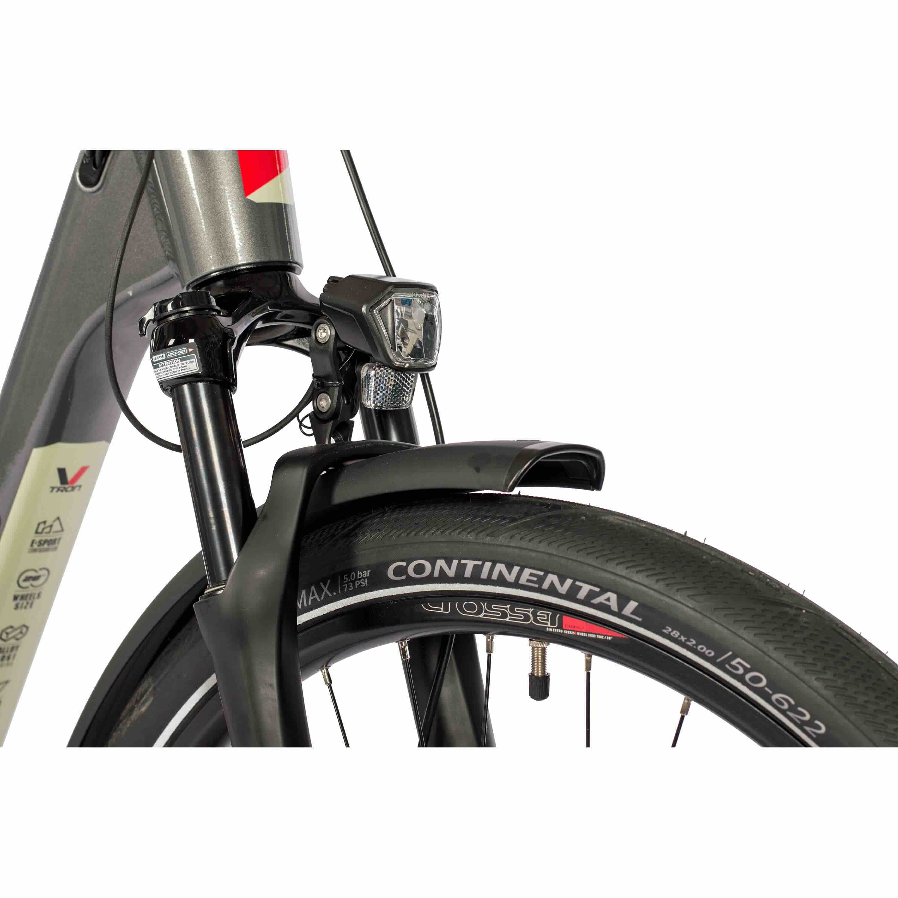 28" Bicicleta eléctrica de trekking LS WAVE V-Tron BOSCH ACTIVE PLUS LINE 500Wh 10s SHIMANO DEORE