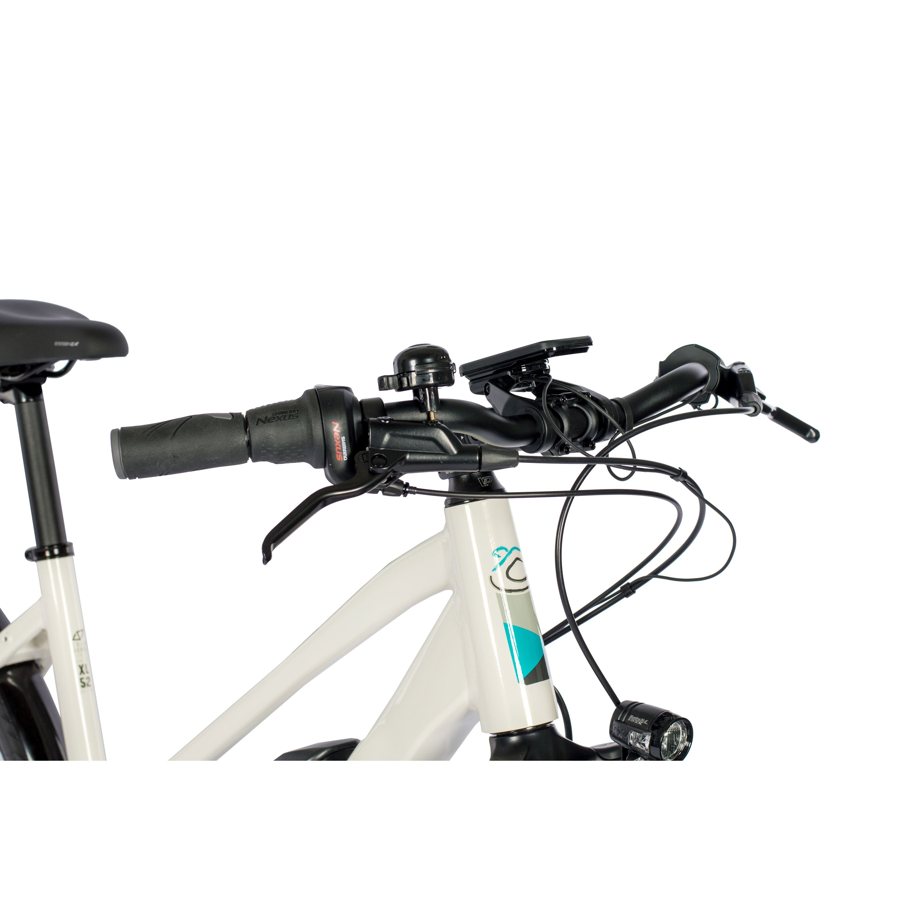 28" BICICLETA ELÉCTRICA DE PARA MUJER, CITY V-TRON SHIMANO STEPS E-5000 418Wh 7 VELOCIDADES SHIMANO NEXUS