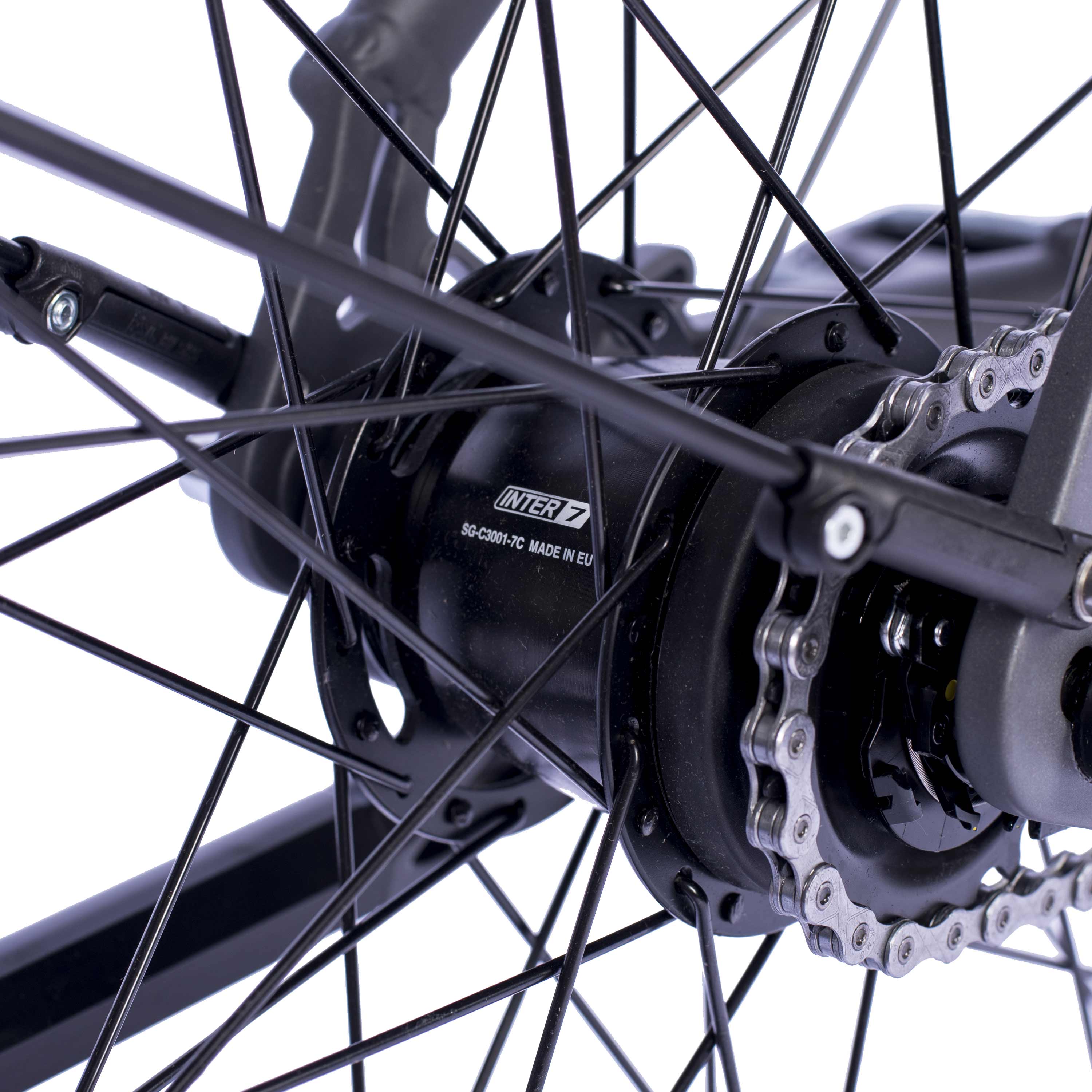 28" Bicicleta eléctrica de ciudad V-Tron RACK BOSCH ACTIVE LINE PLUS 400 Wh 7 velocidades SHIMANO NEXUS freno de contrapedal trasero