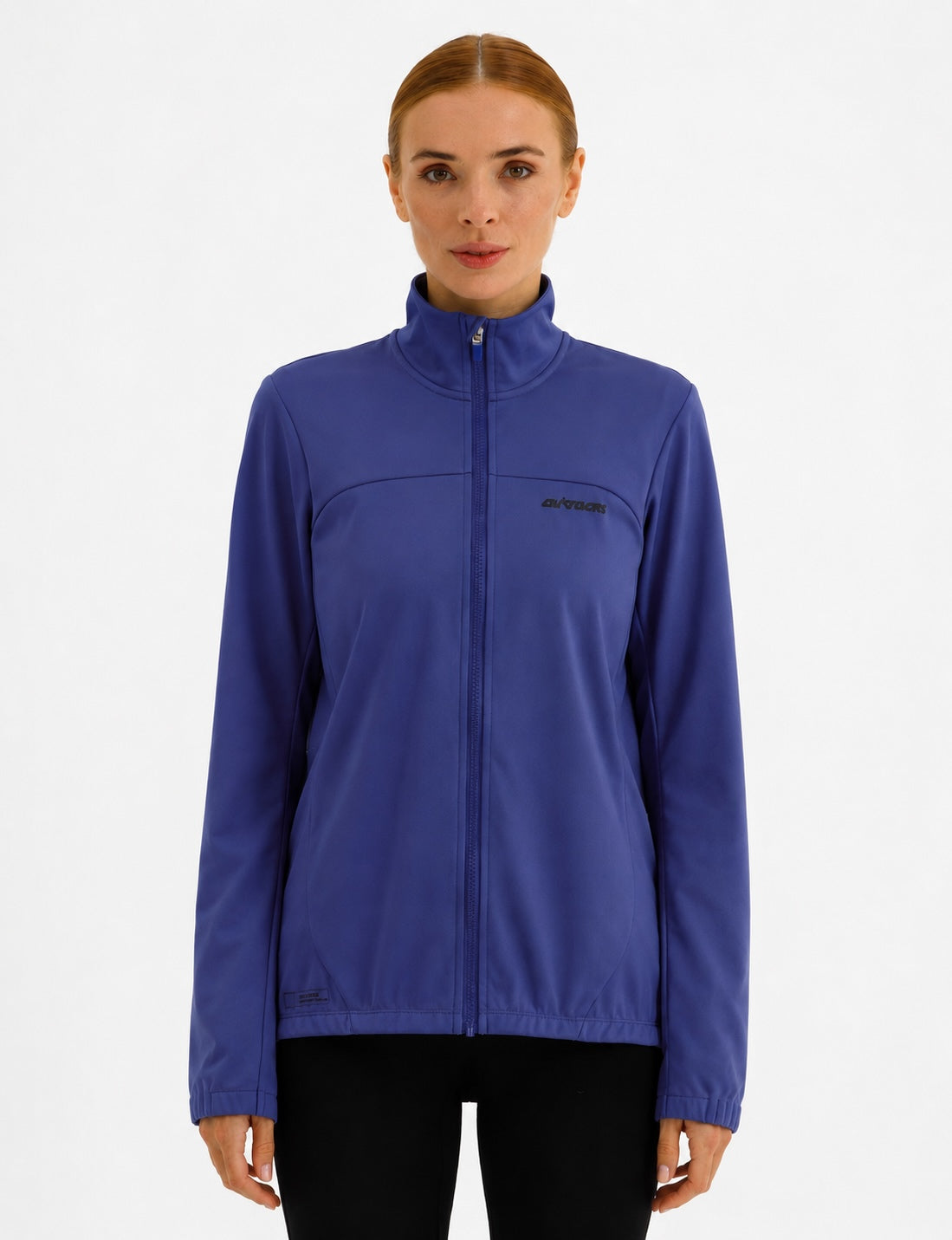 Giacca invernale da donna per bici Softshell termica linea Advance Blu