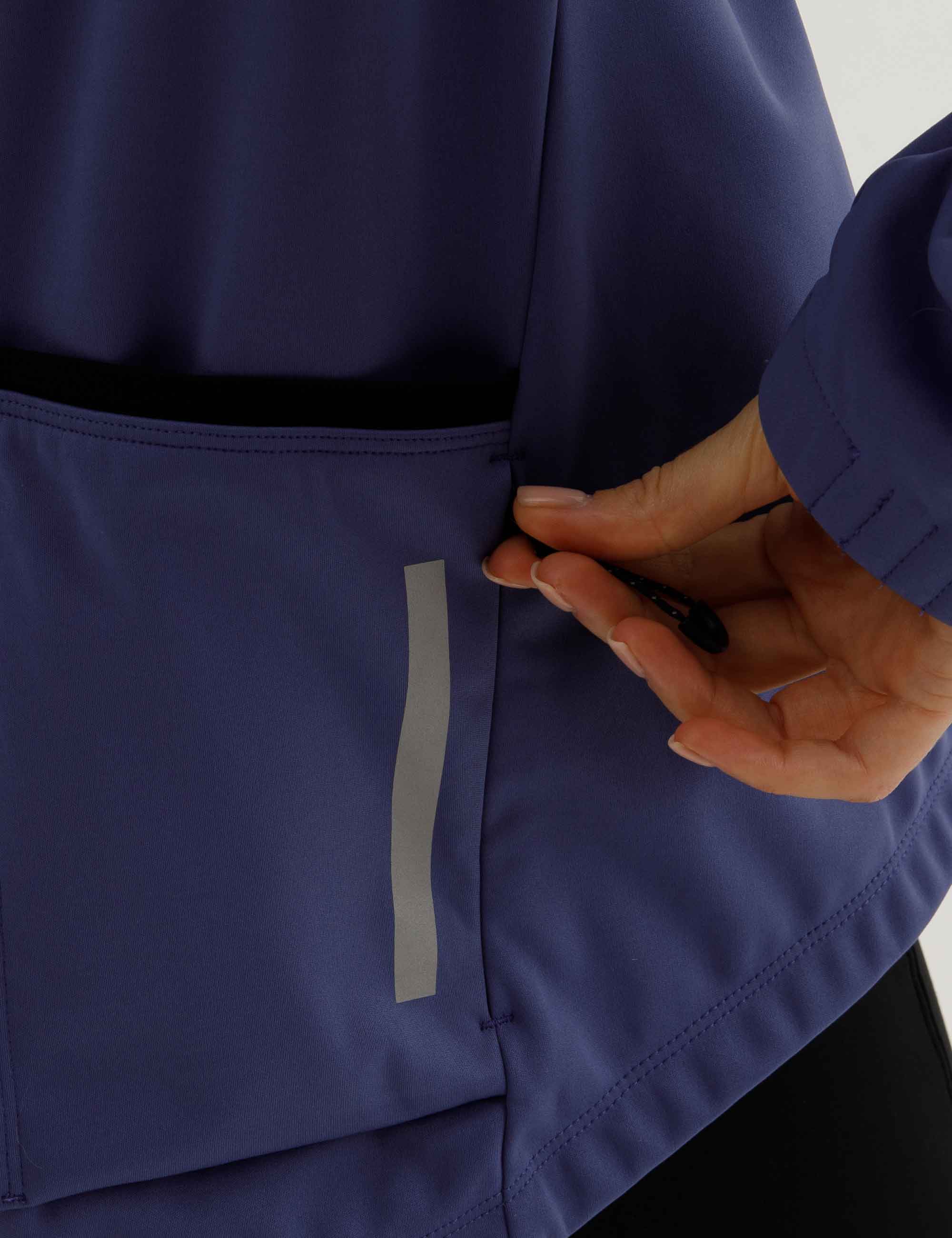 Giacca invernale da donna per bici Softshell termica linea Advance Blu