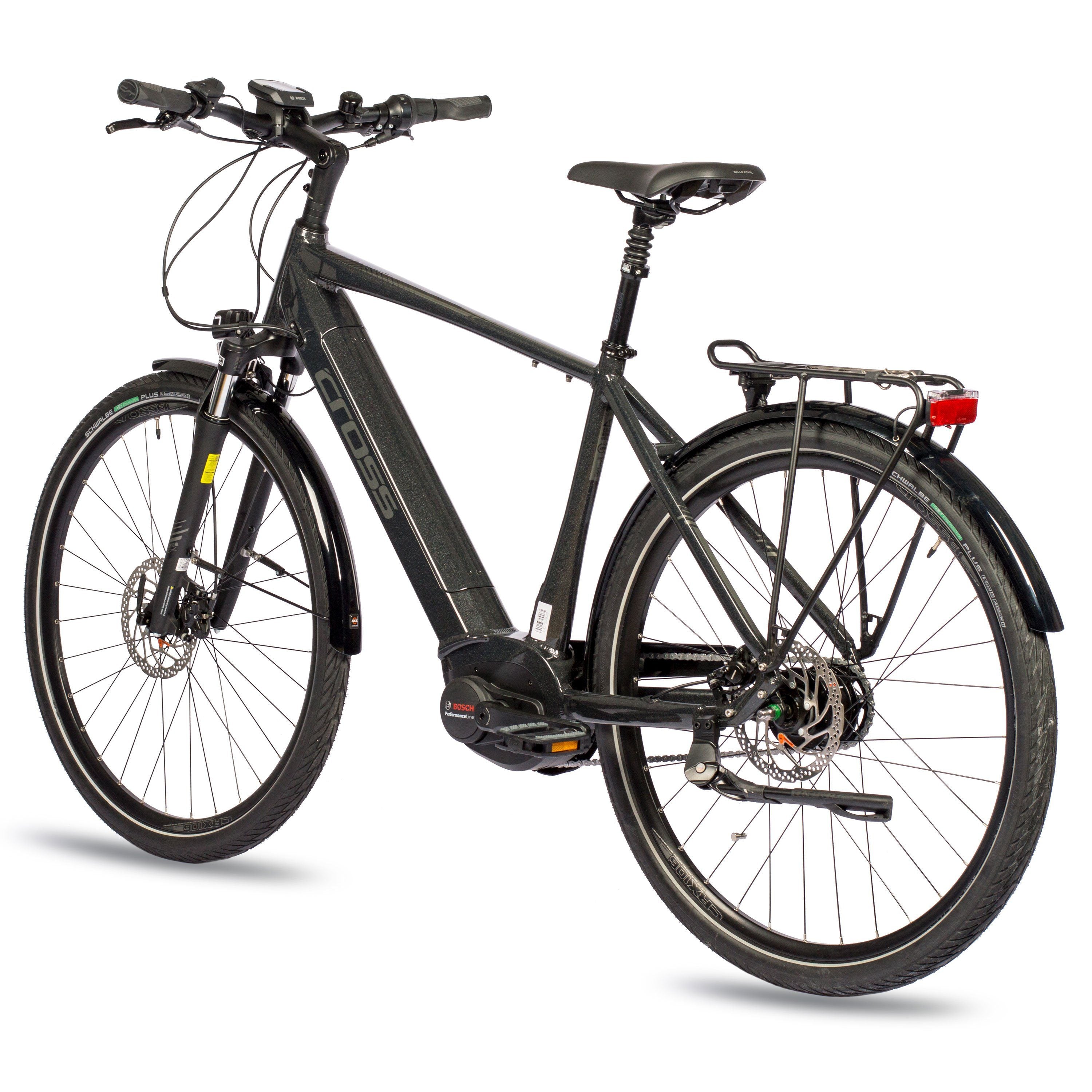 28" E-BIKE DA CITTÀ DA UOMO NOVA CITY BOSCH PERFORMANCE LINE 625 Wh 5 VELOCITÀ SHIMANO NEXUS INTER