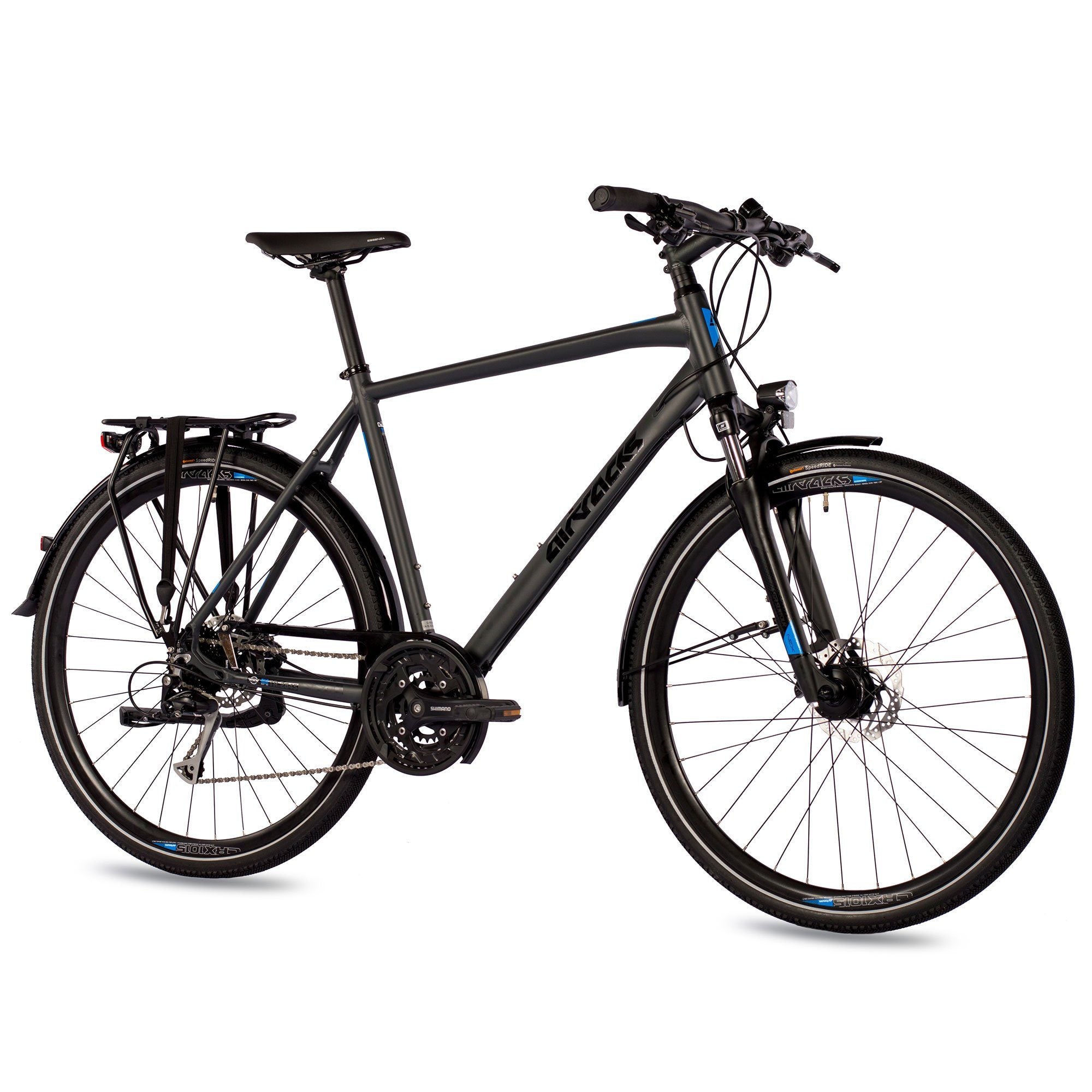 28" Herren Trekking Fahrrad TR.2845 Trekkingrad Shimano 27 x Gang Alivio RD-T4000 SGS Shadow