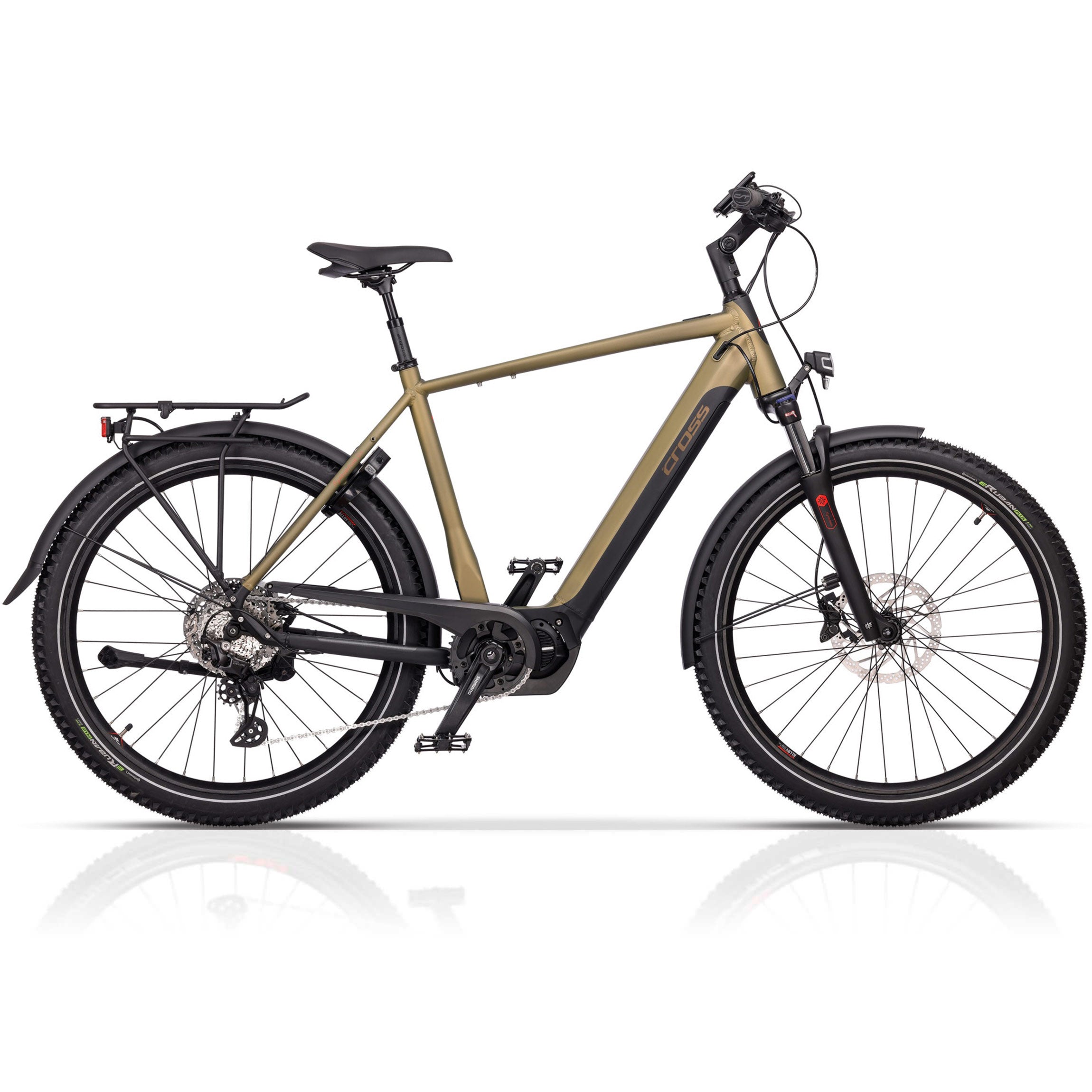 Bicicleta eléctrica para hombre SUV Trekking eAdventure 12.5, bicicleta urbana SHIMANO STEPS E 7000 630 Wh 10 velocidades SHIMANO DEORE RD-M5130 SGS 27,5"