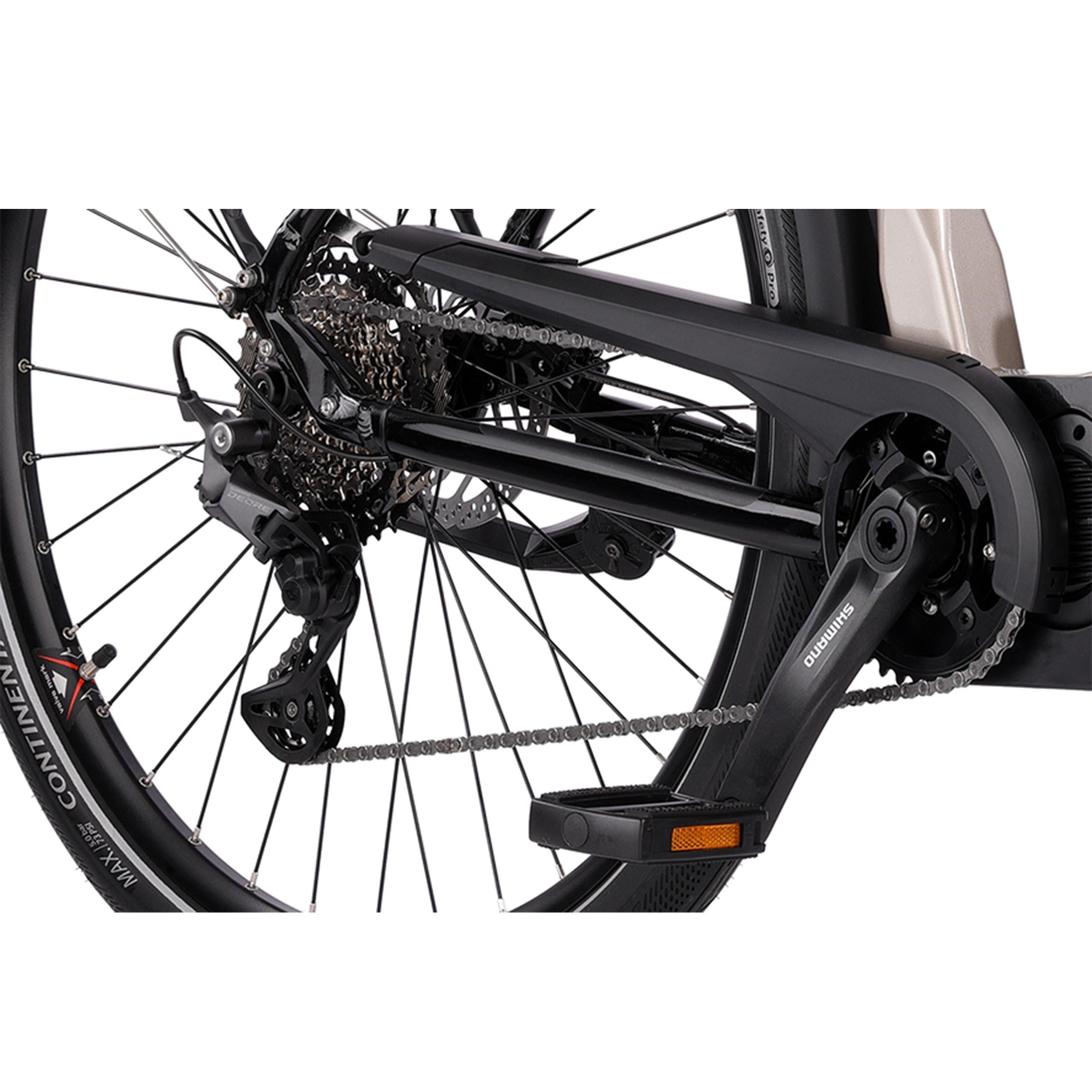 28" E-Bike Herren Trekking Fahrrad e-TOURING 12.8 City Bike SHIMANO STEPS E 7000 504 Wh 10 Gang SHIMANO DEORE RD-M5130 SGS