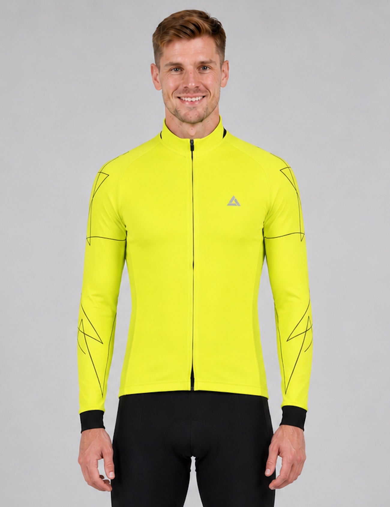 Bicycle de vélo masculin long bras par ligne néon
