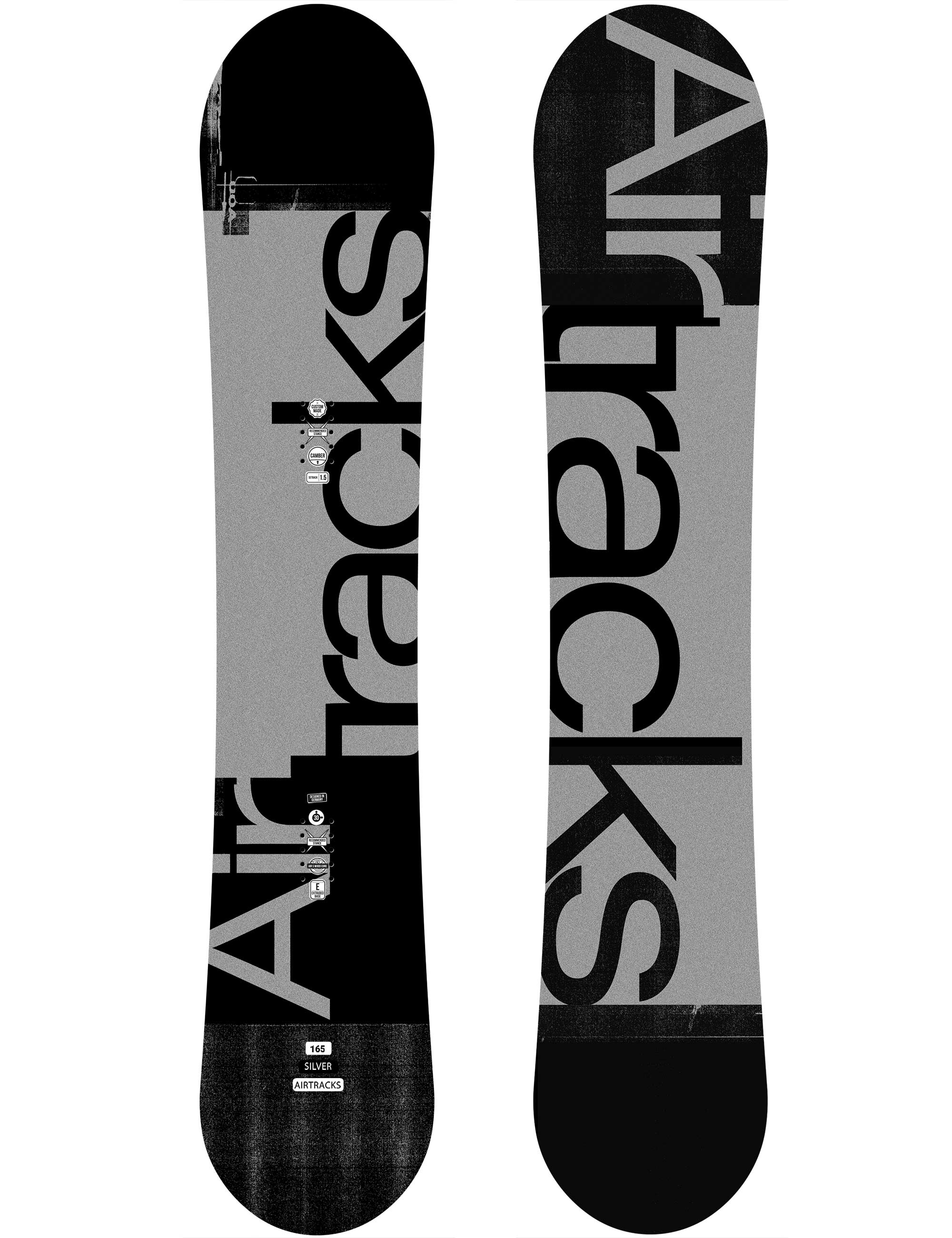Herren Snowboard SILVER Camber Wide