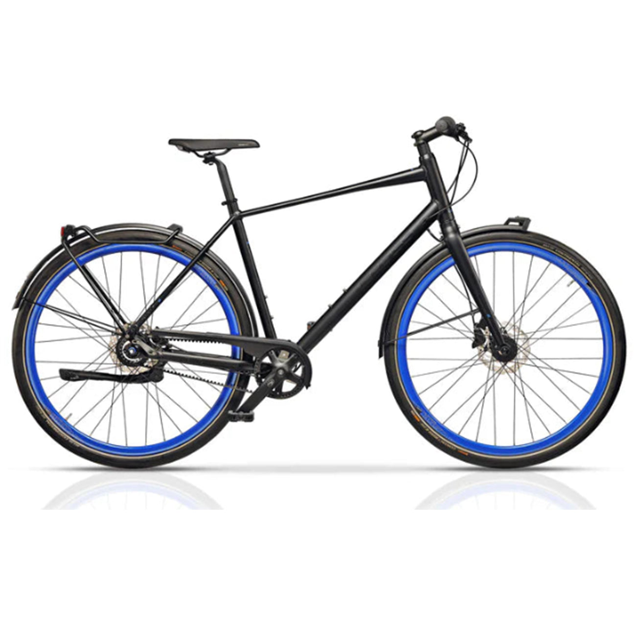 28" Herren Urban Fahrrad Trekking Citybike TRAFFIC GATES CARBON DRIVE BELT 8 x Gang Shimano NEXUS