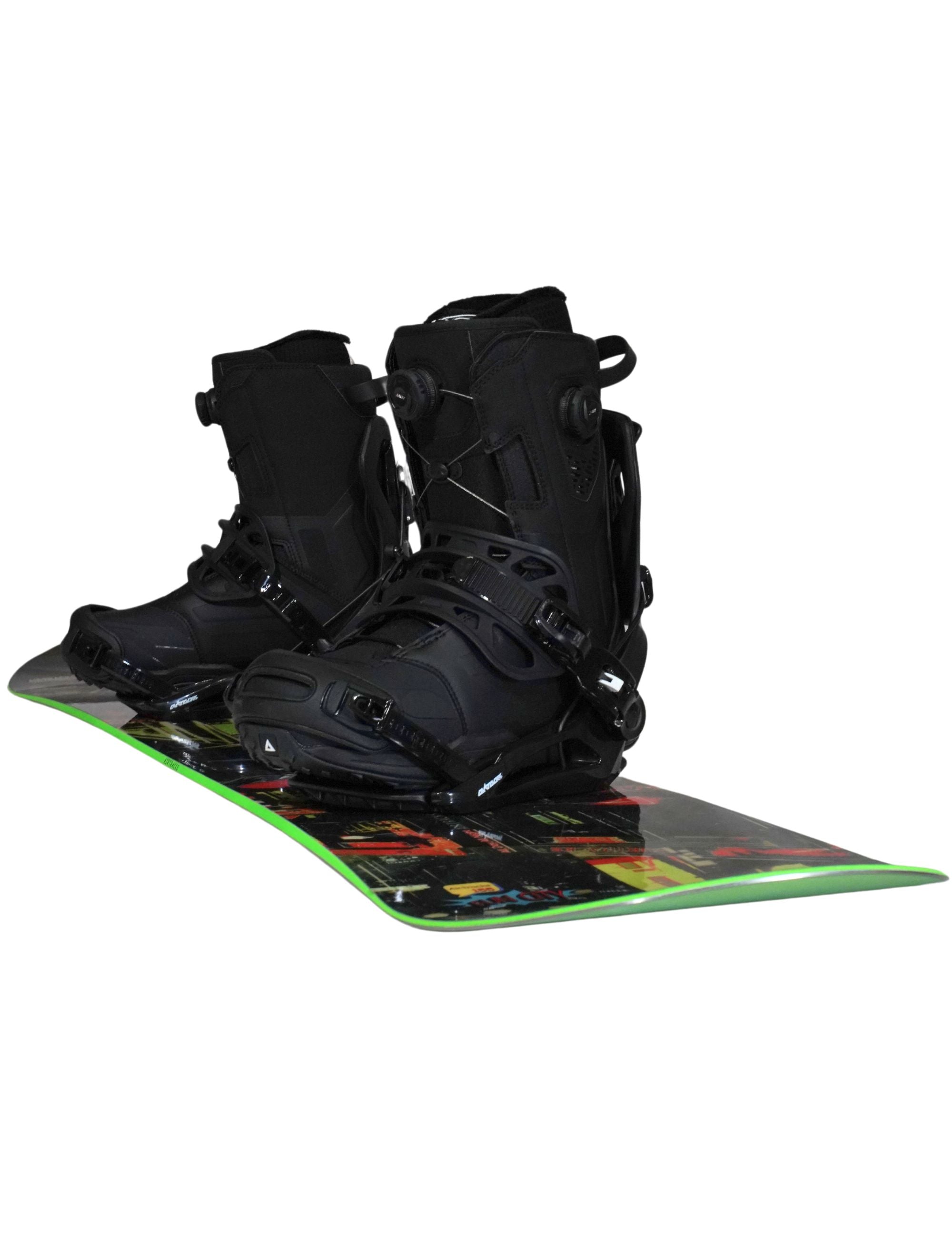 Snowboard FUN CITY Carbon Hybrid Rocker Bundle Setprodukt