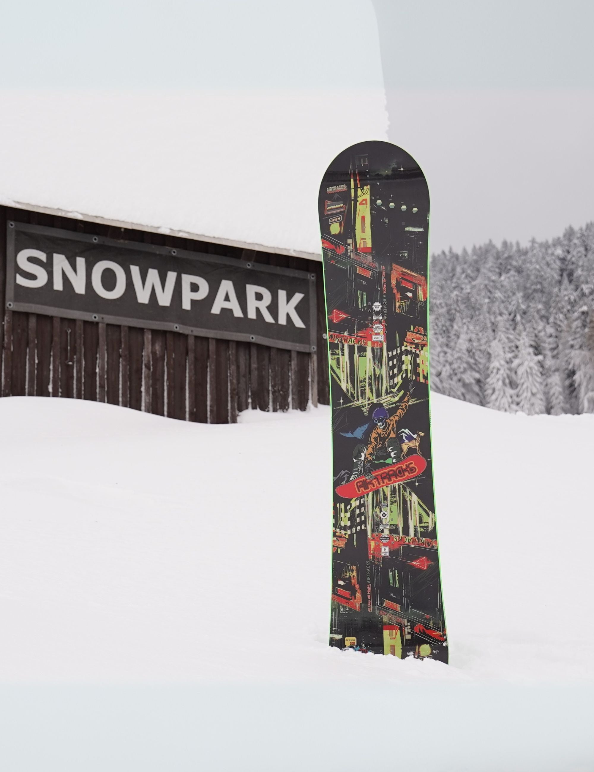 Snowboard FUN CITY Carbon Hybrid Rocker Bundle Setprodukt