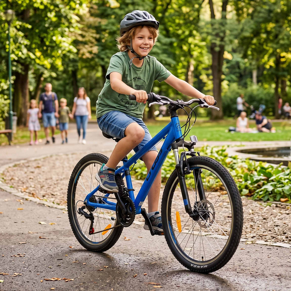 24" MTB Mountainbike Jugend Kinder Alluminium Fahrrad CROSS RIDER 21 x Gang Shimano TZ-500