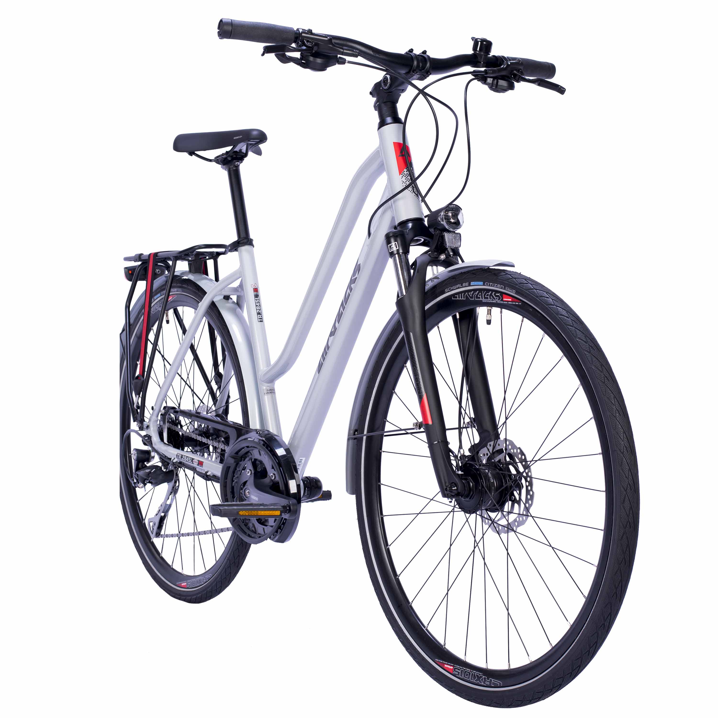 28" Vélo de trekking femme TR.2845 24 x vitesses Shimano Alivio RD-M3100-SGS