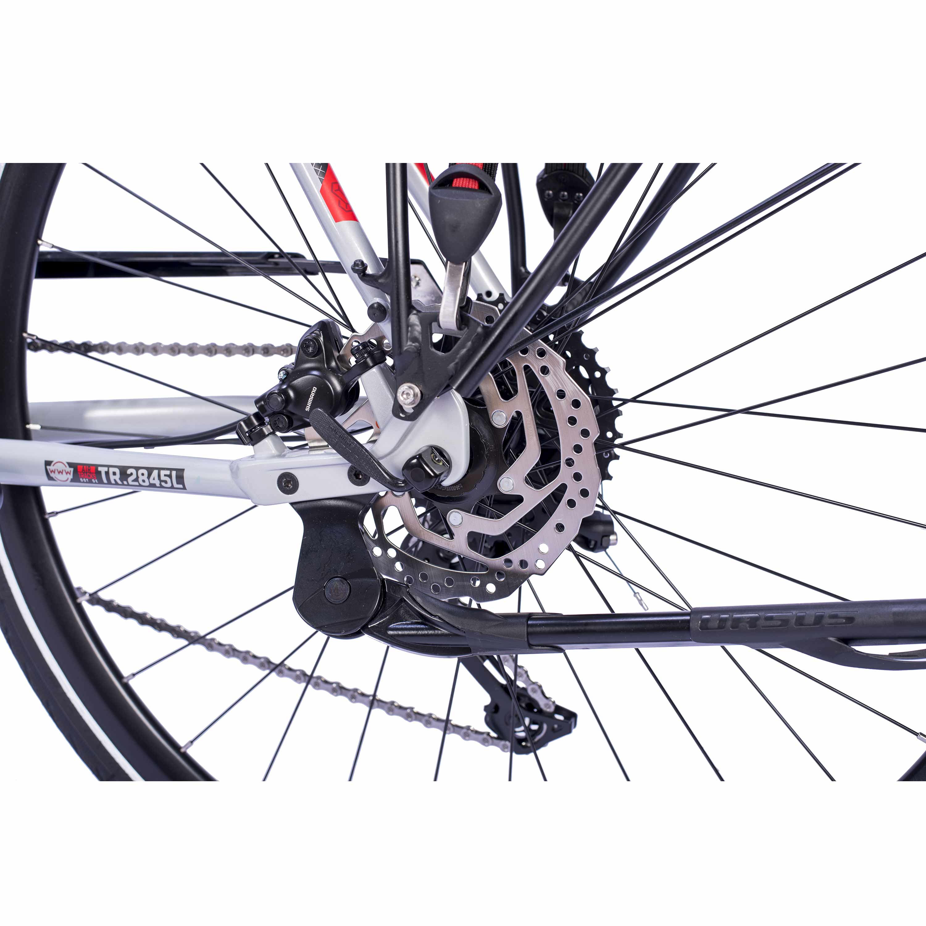 28" Damen Trekking Fahrrad TR.2845L Trekkingrad 2 x 9 GANG SHIMANO CUES RD-U3020-9 SHADOW