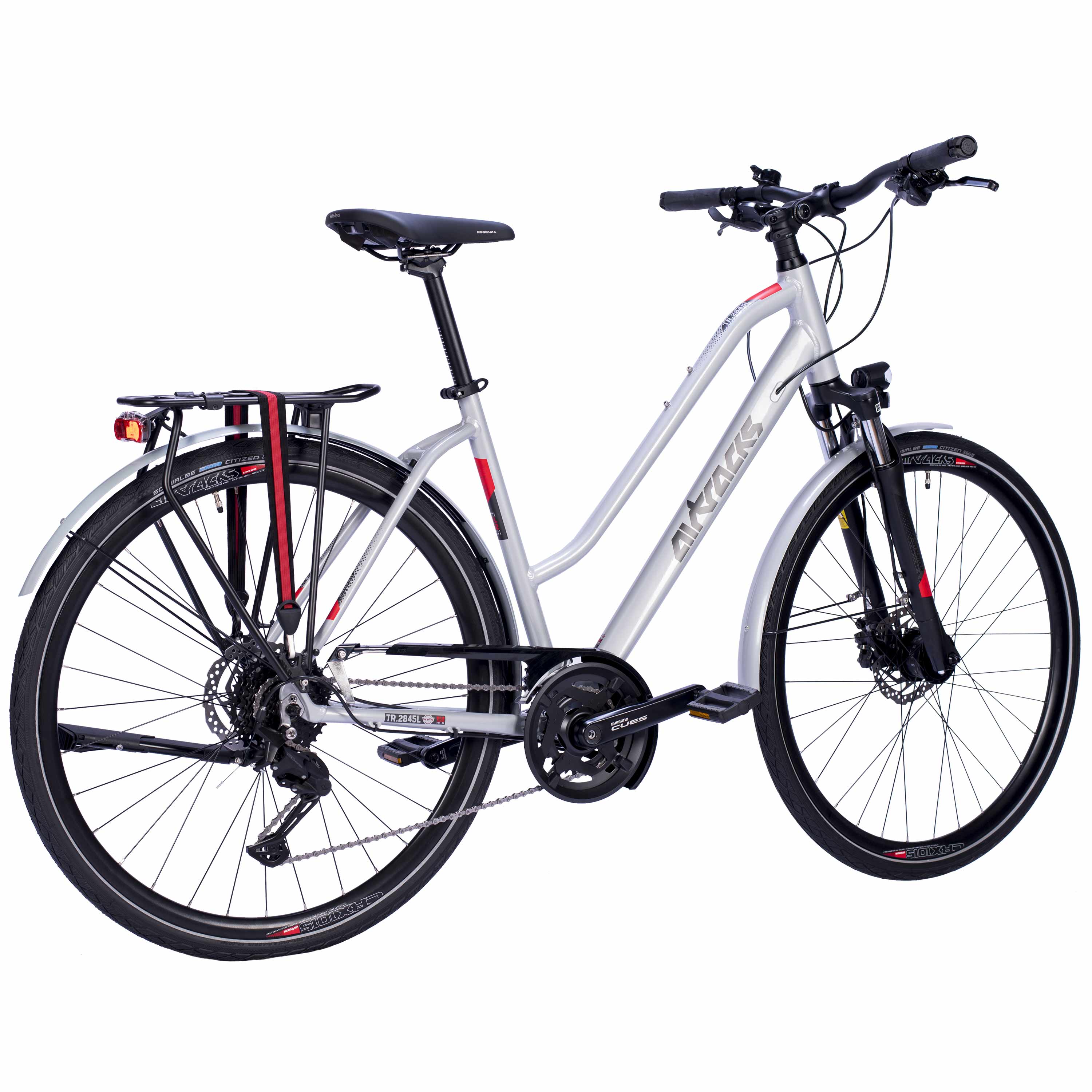 28" Damen Trekking Fahrrad TR.2845L Trekkingrad 2 x 9 GANG SHIMANO CUES RD-U3020-9 SHADOW