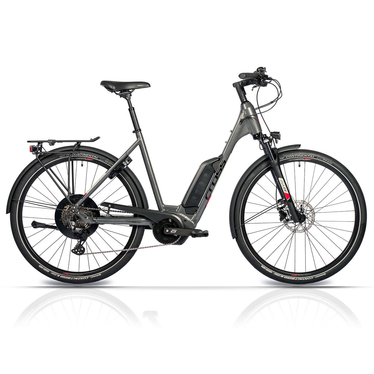 28"  E-Bike Trekking Fahrrad LS WAVE V-Tron BOSCH ACTIVE PLUS LINE 500Wh 10 GANG SHIMANO DEORE